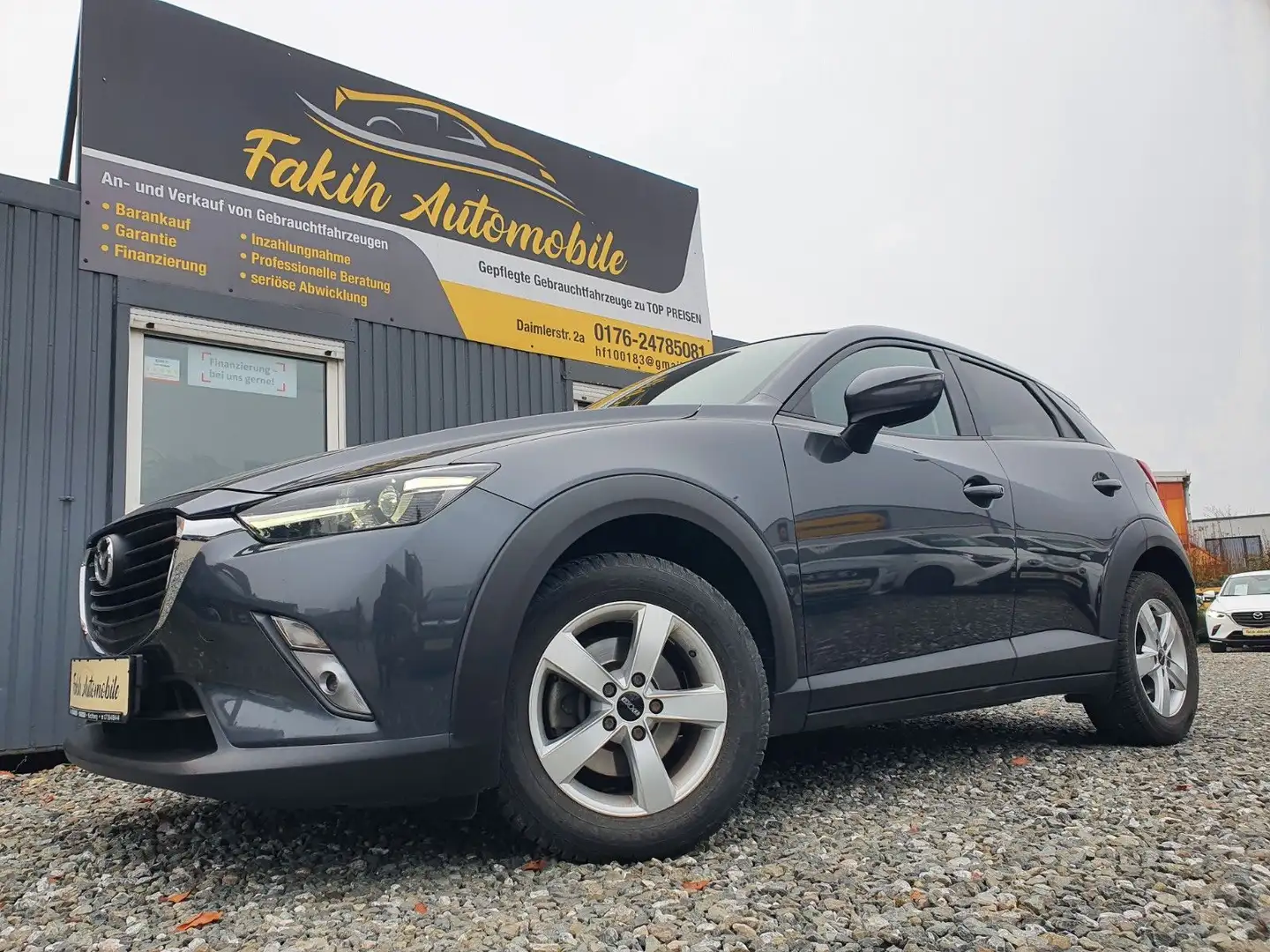 Mazda CX-3 Exclusive-Line Automatik Navi AHK Szürke - 1
