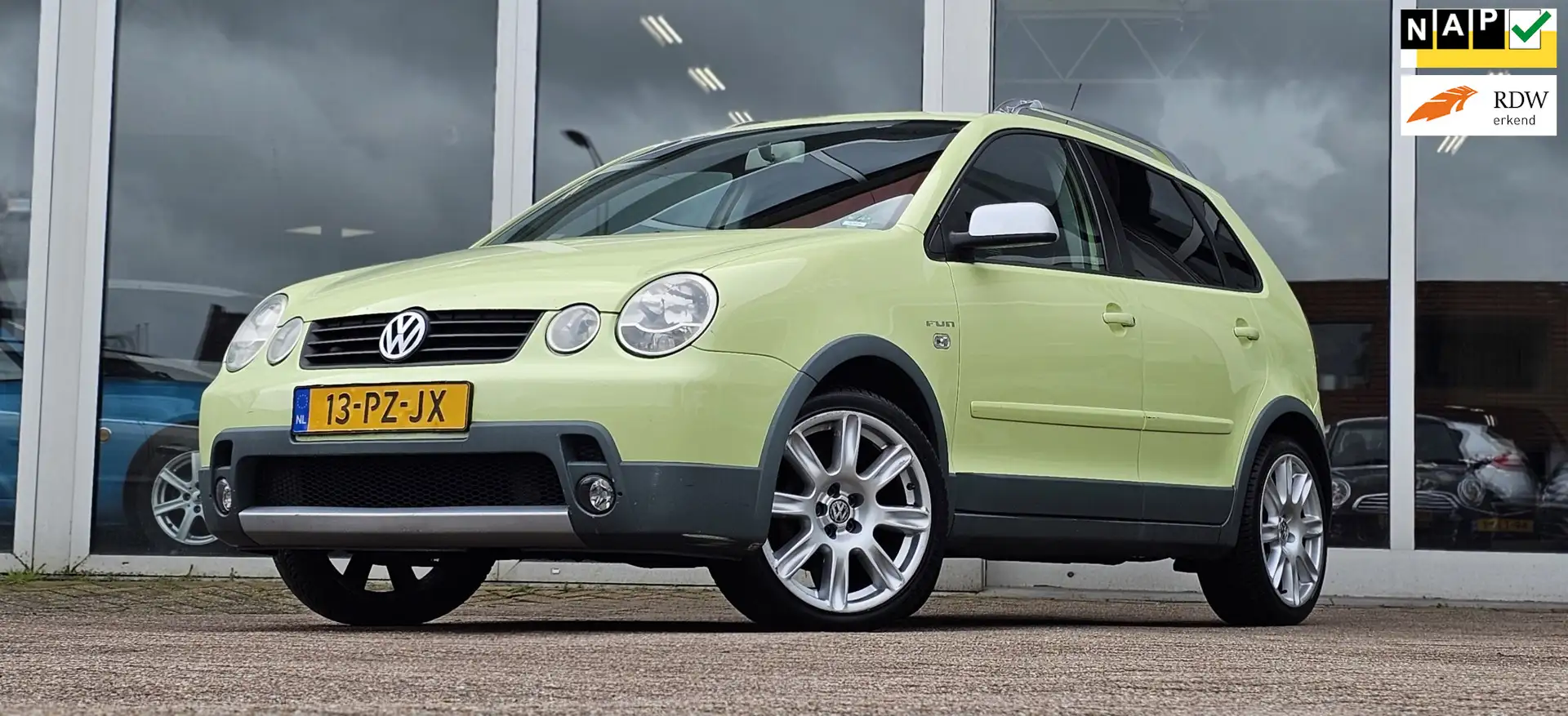 Volkswagen Polo Cross 1.4i 16V FUN Schuifdak! Climate Control! Mooi! Galben - 1