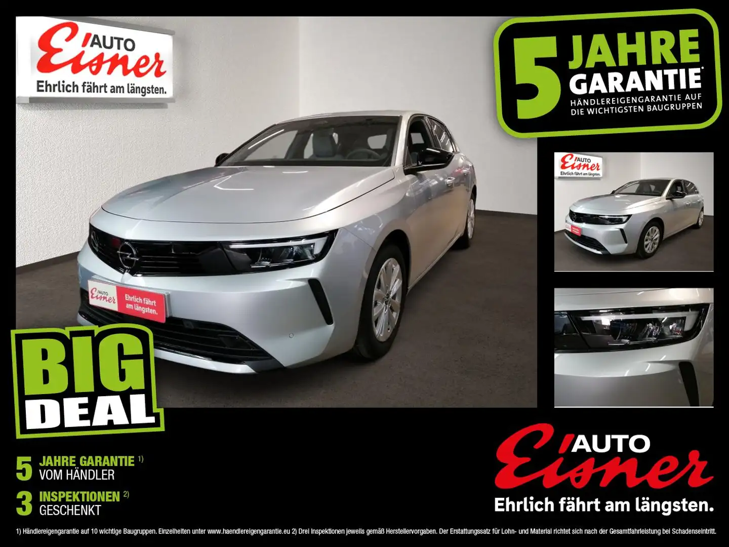 Opel Astra L 1.2 Turbo Edition ACC Alcant. KeyLess LM Silber - 1