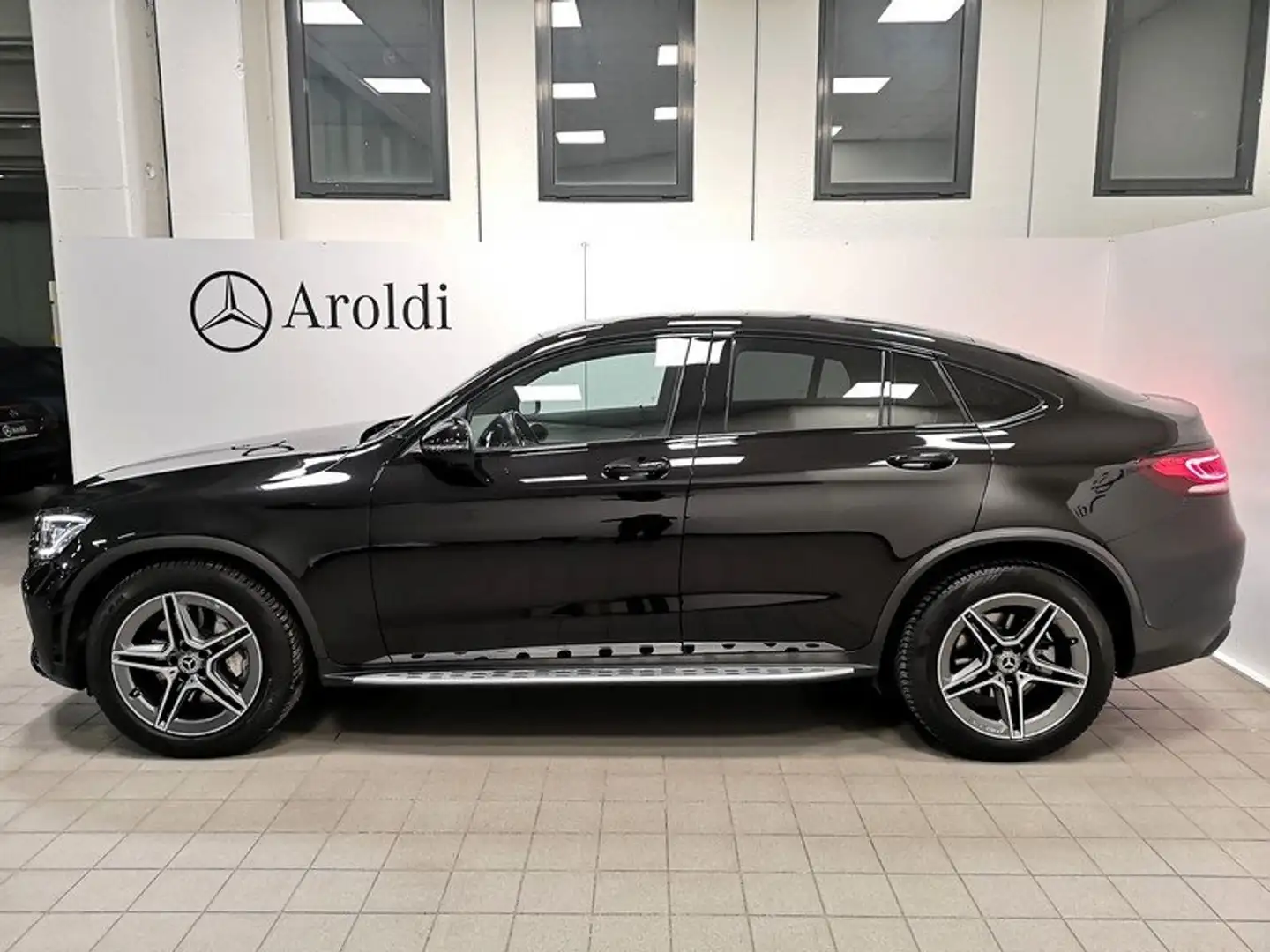 Mercedes-Benz GLC 220 D COUPE PREMIUM AMG+LUCI AMBIENT+CARPLAY+TAGLIANDI Nero - 2