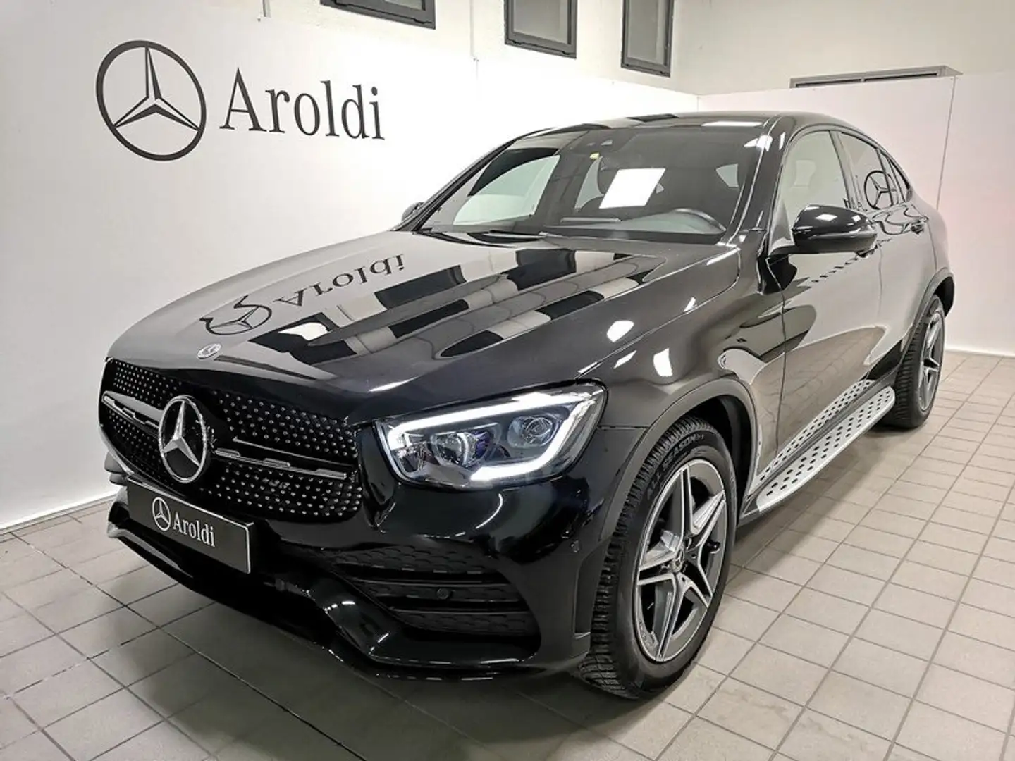 Mercedes-Benz GLC 220 D COUPE PREMIUM AMG+LUCI AMBIENT+CARPLAY+TAGLIANDI Nero - 1