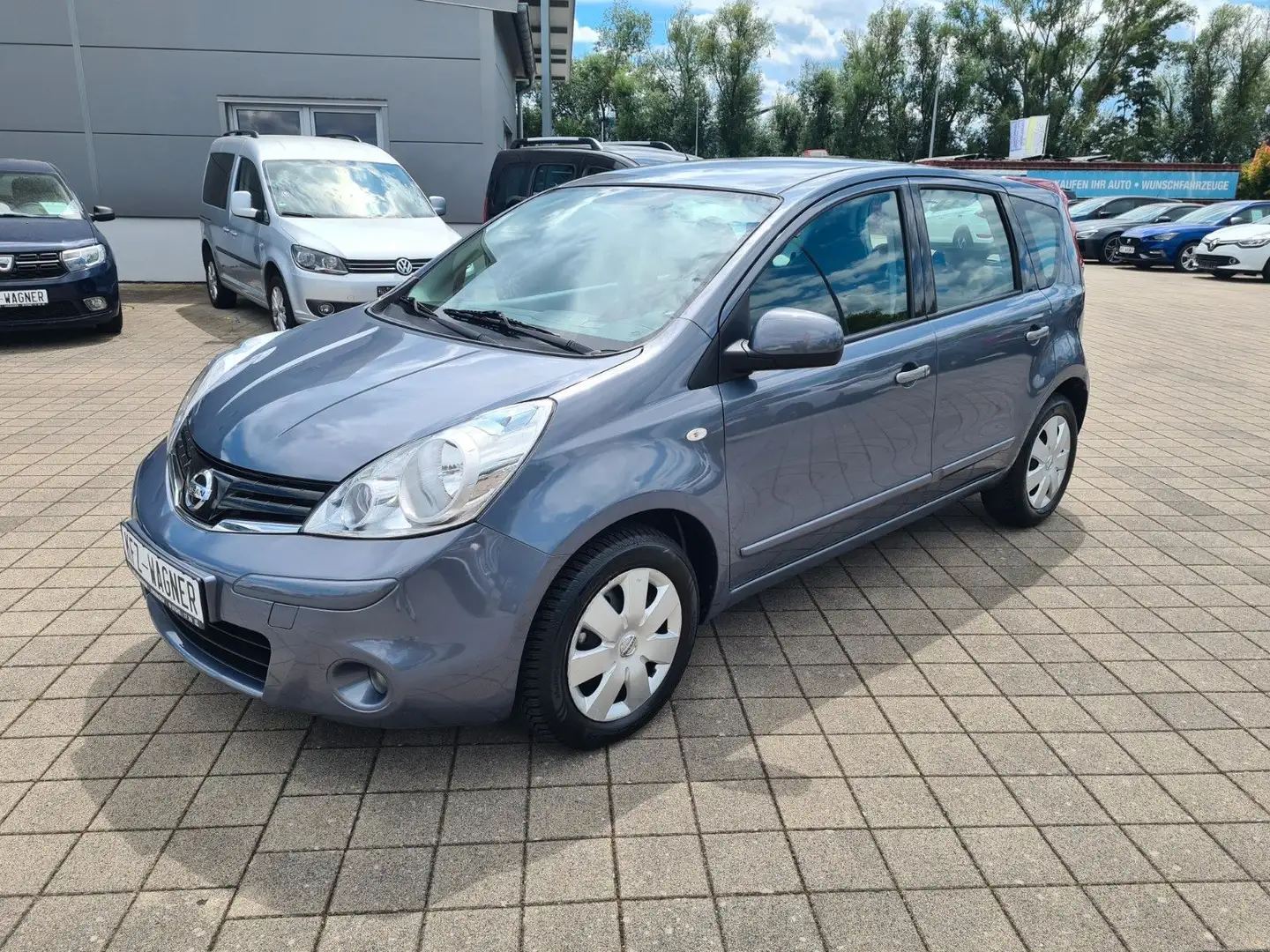 Nissan Note Visia 1.HAND Wenig KM ! Gris - 1
