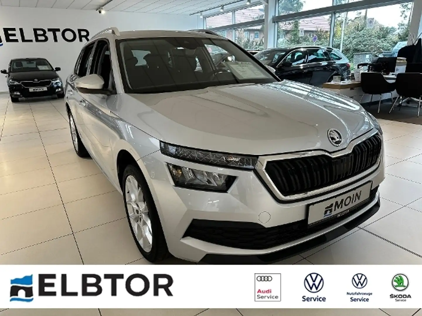 Skoda Kamiq 1,0 TSI Style AHK SHZ PDC Silber - 1