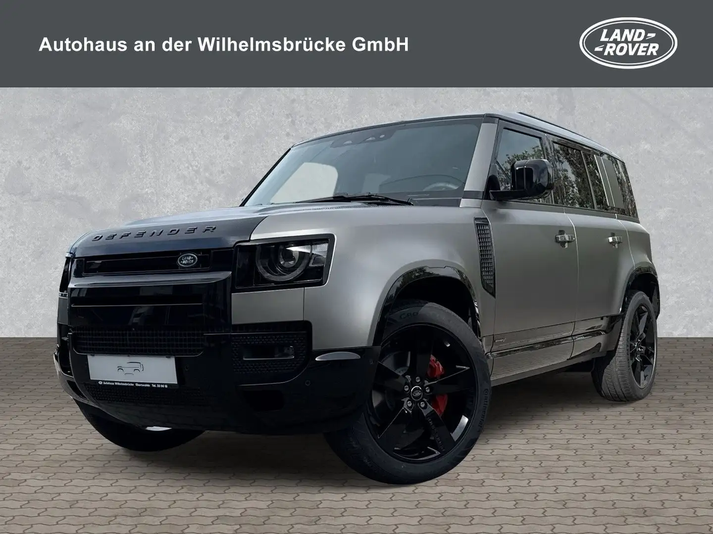 Land Rover Defender 110 D300 X SHZ/22"LM/AHK Plateado - 1
