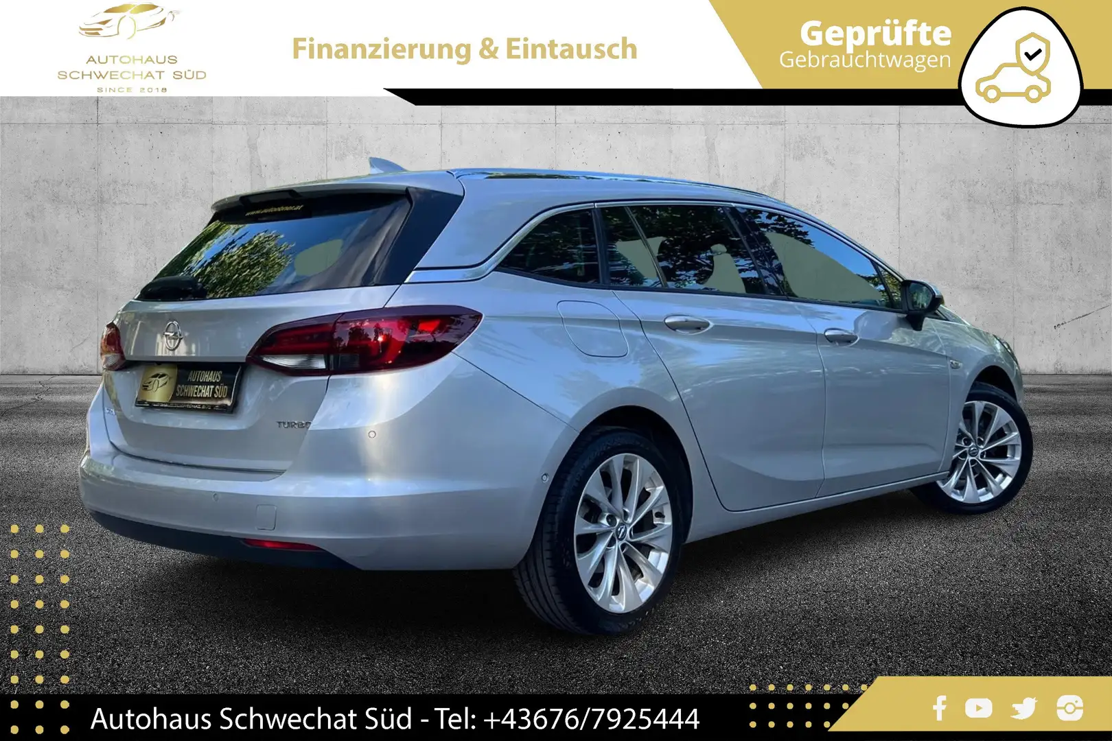 Opel Astra 1,4 Turbo Ecotec Innovation// NAVI // VOLL-LED // Grau - 2