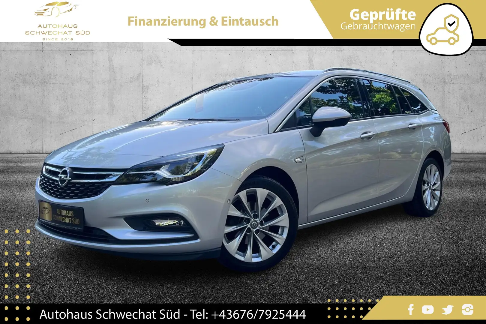 Opel Astra 1,4 Turbo Ecotec Innovation// NAVI // VOLL-LED // Grau - 1