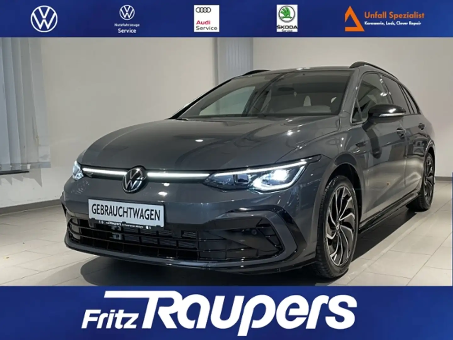 Volkswagen Golf Variant VIII 1.5 eTSI DSG R-Line +AHK+NAVI+ACC Grau - 1