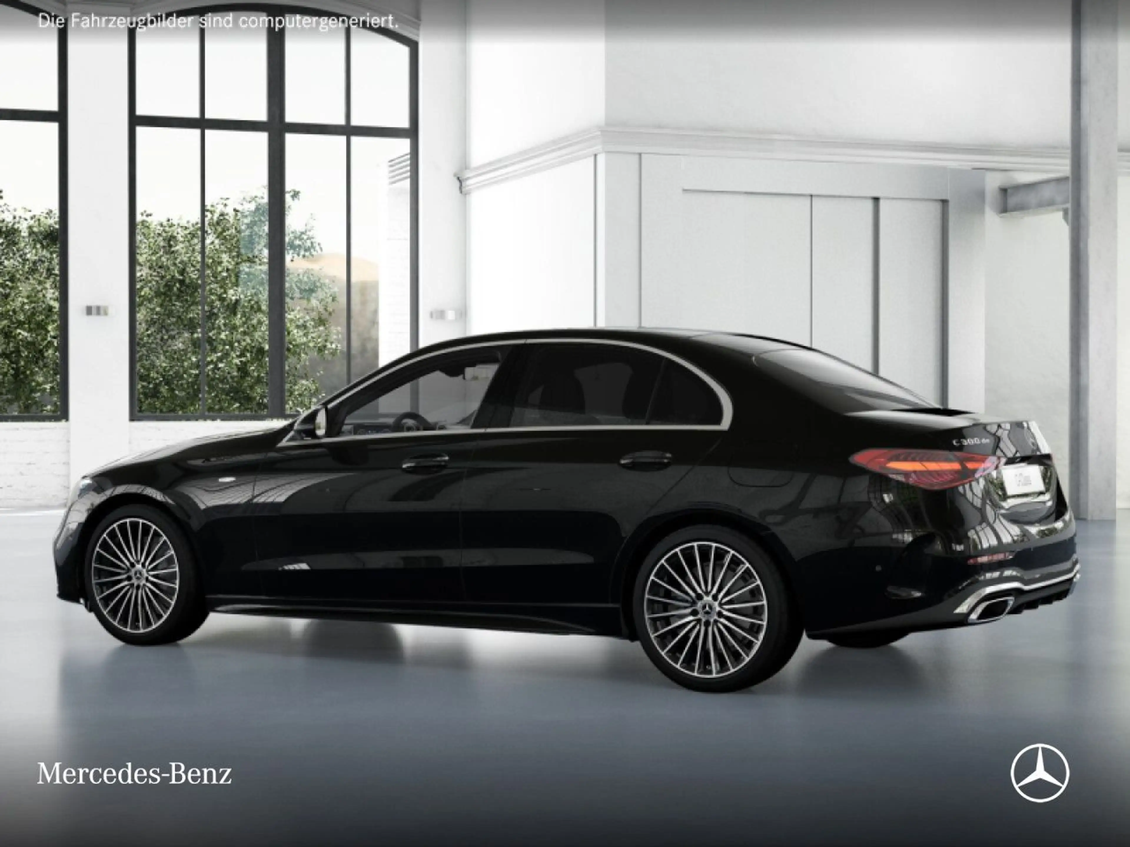 Mercedes-Benz C 300 de AMG+PANO+360+19"+TOTW+KEYLESS+9G — photo 14