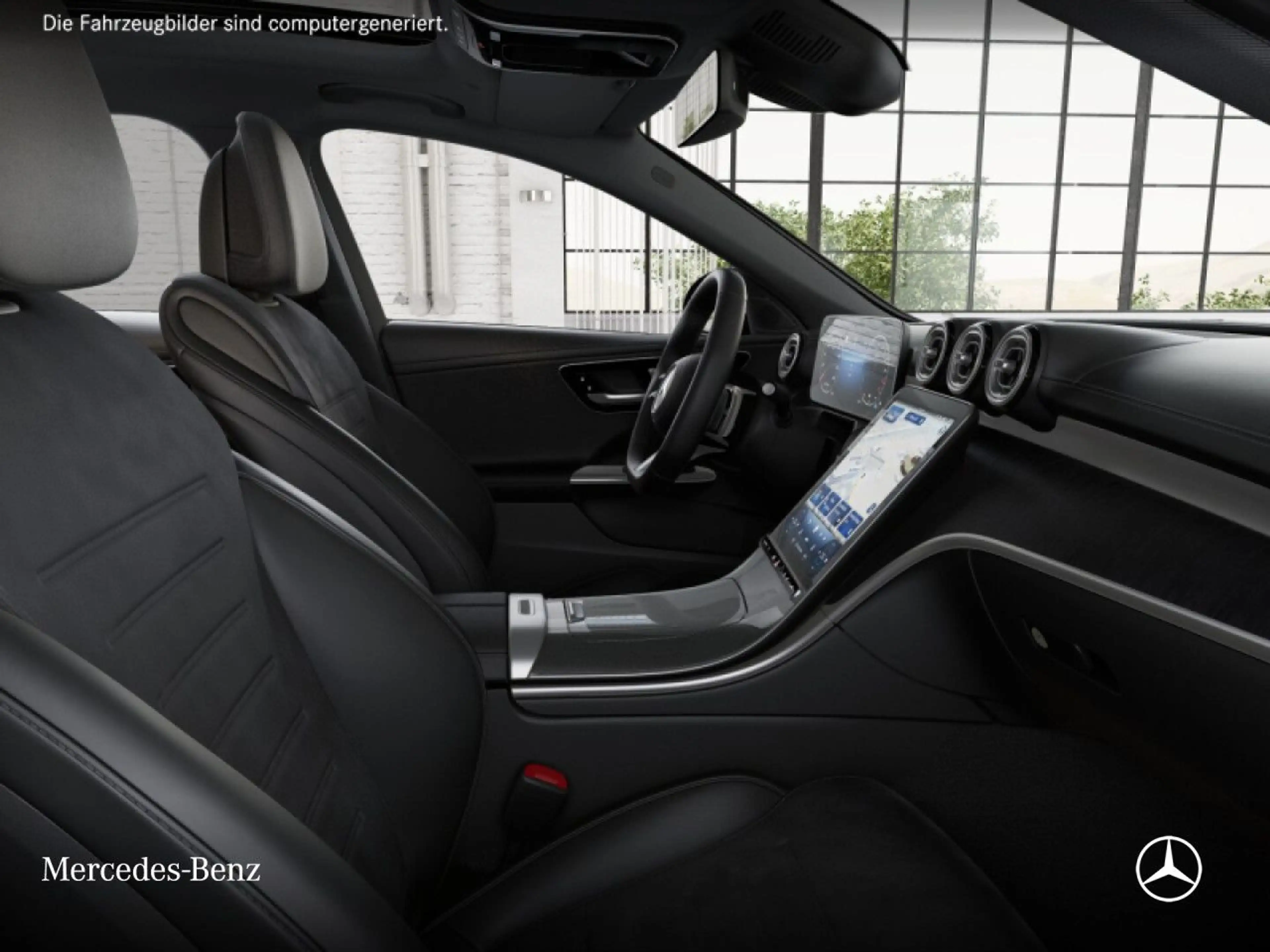 Mercedes-Benz C 300 de AMG+PANO+360+19"+TOTW+KEYLESS+9G — photo 11