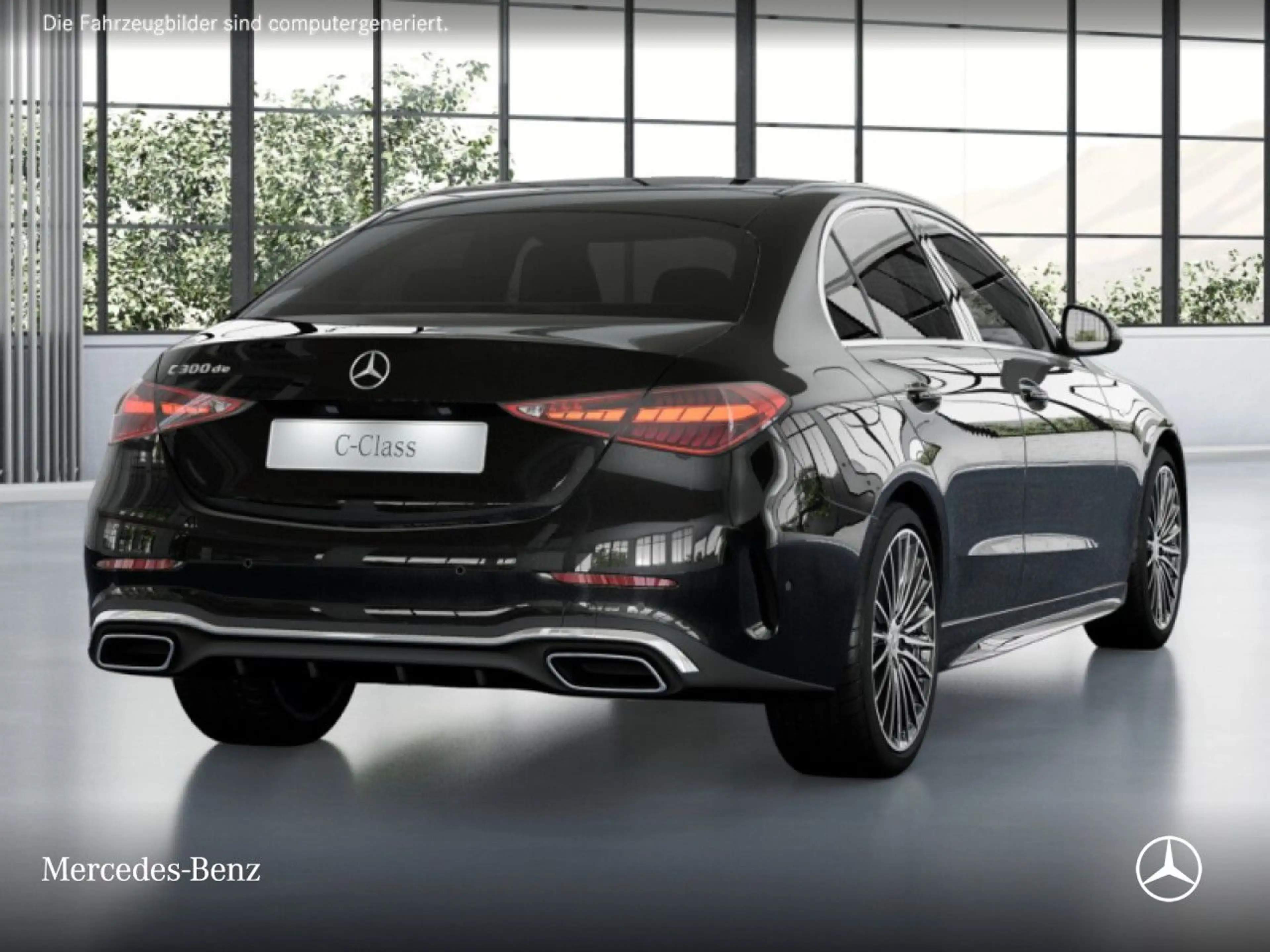 Mercedes-Benz C 300 de AMG+PANO+360+19"+TOTW+KEYLESS+9G — photo 4