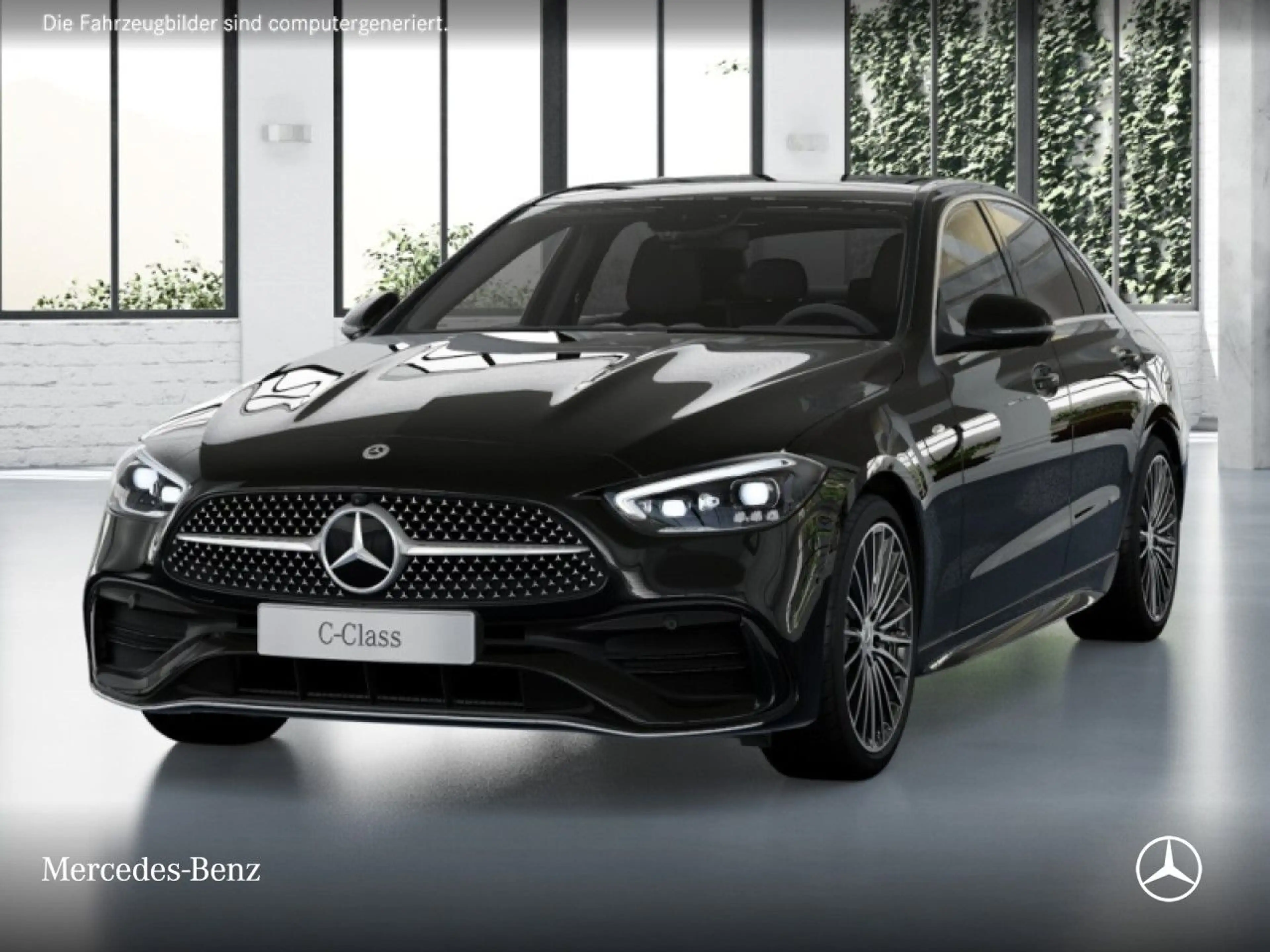 Mercedes-Benz C 300 de AMG+PANO+360+19"+TOTW+KEYLESS+9G — photo 2