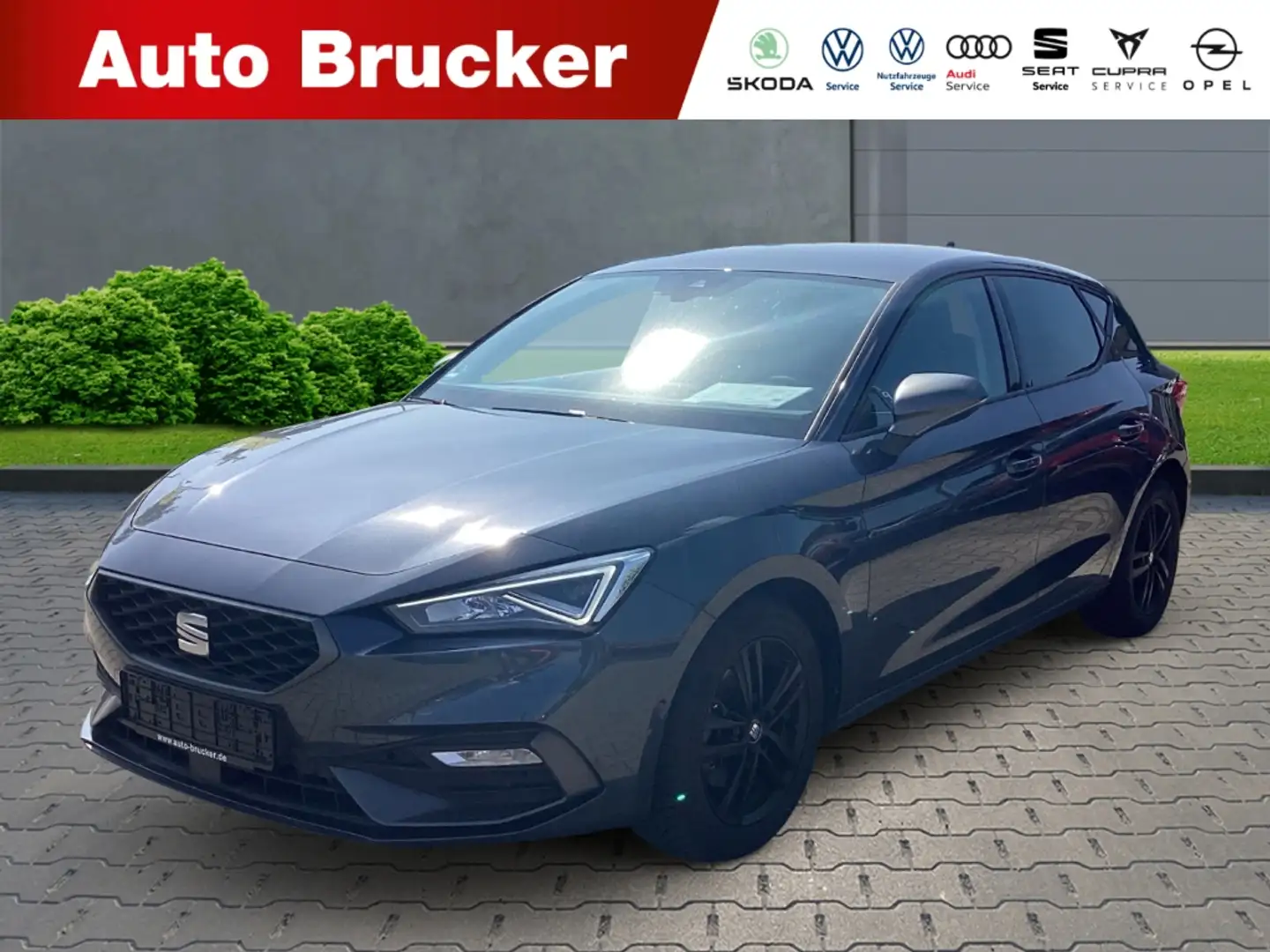 SEAT Leon FR 2.0 TDI+Alufelgen+Navi+Klimaautomatik Grau - 1
