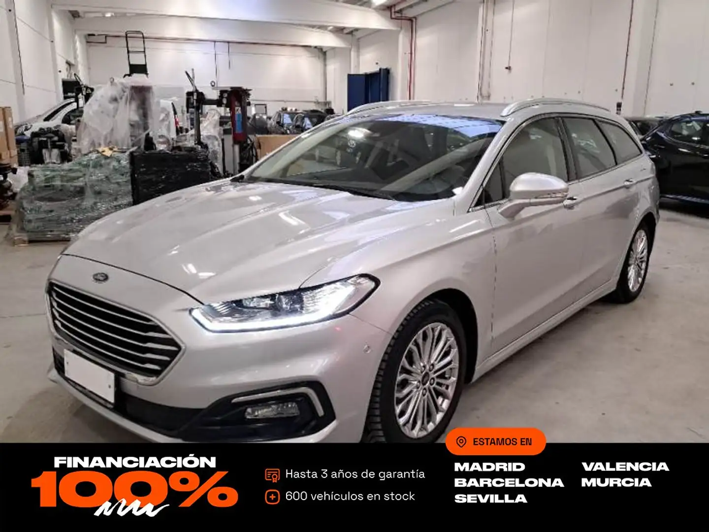 Ford Mondeo 2.0 Híbrido 138kW Titanium HEV AT SB Plateado - 1
