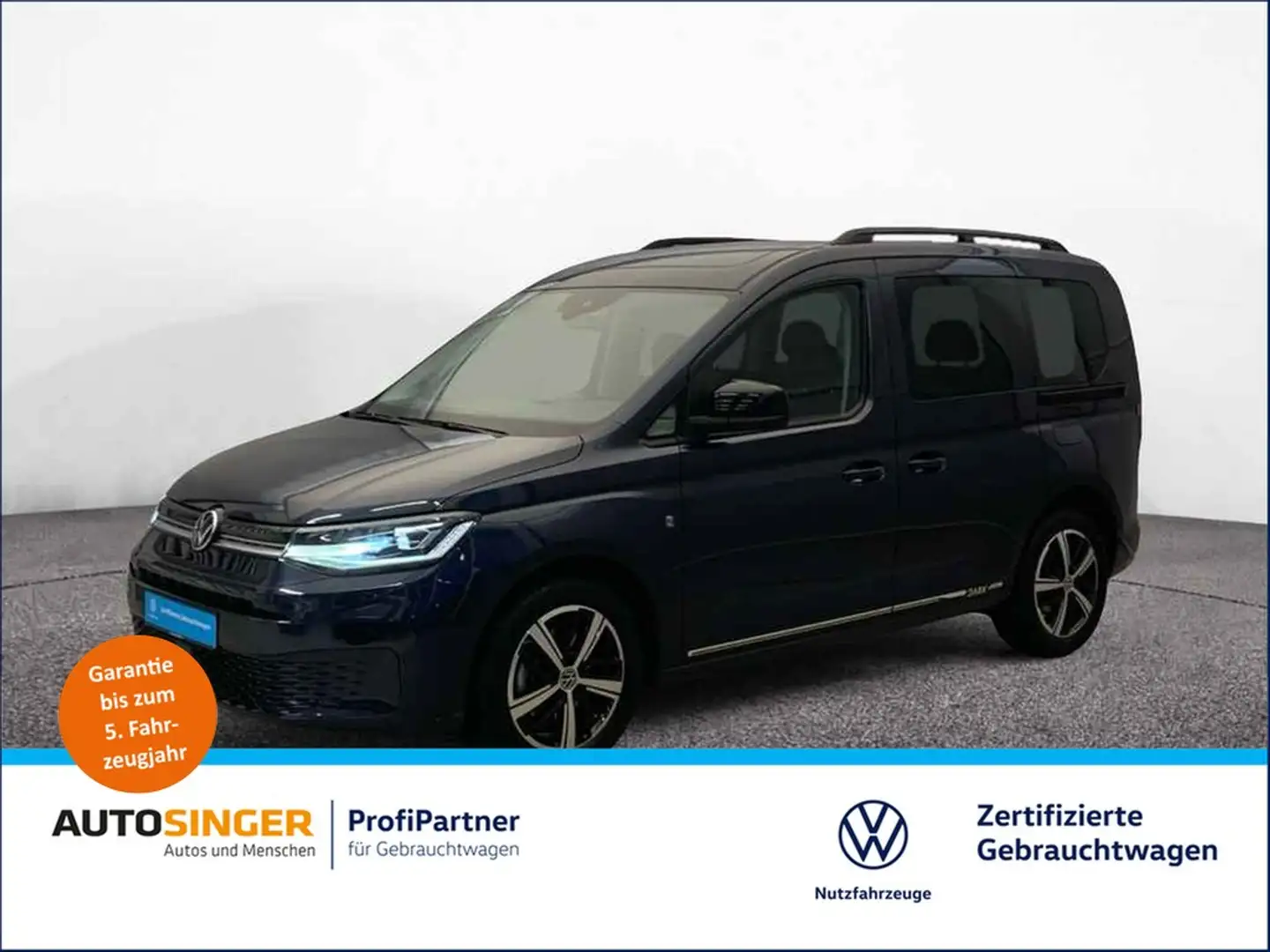 Volkswagen Caddy Dark Label TDI DSG *AHK*PANO*LED*DIGITAL* Blau - 1