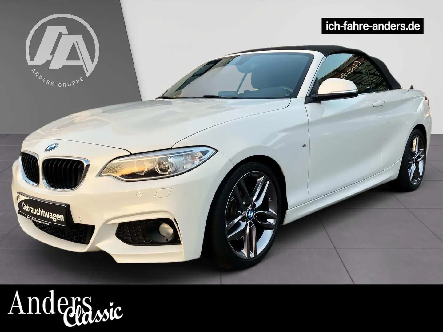BMW 228 i Cabrio M Sport BiXenon+SHZ+PDC+Navi+Harman Bianco - 1