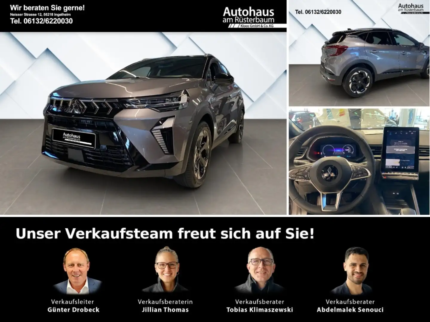 Mitsubishi ASX Edition Hybrid EU6e 1.6 Hyb. Intro Navi Digitales Grau - 1