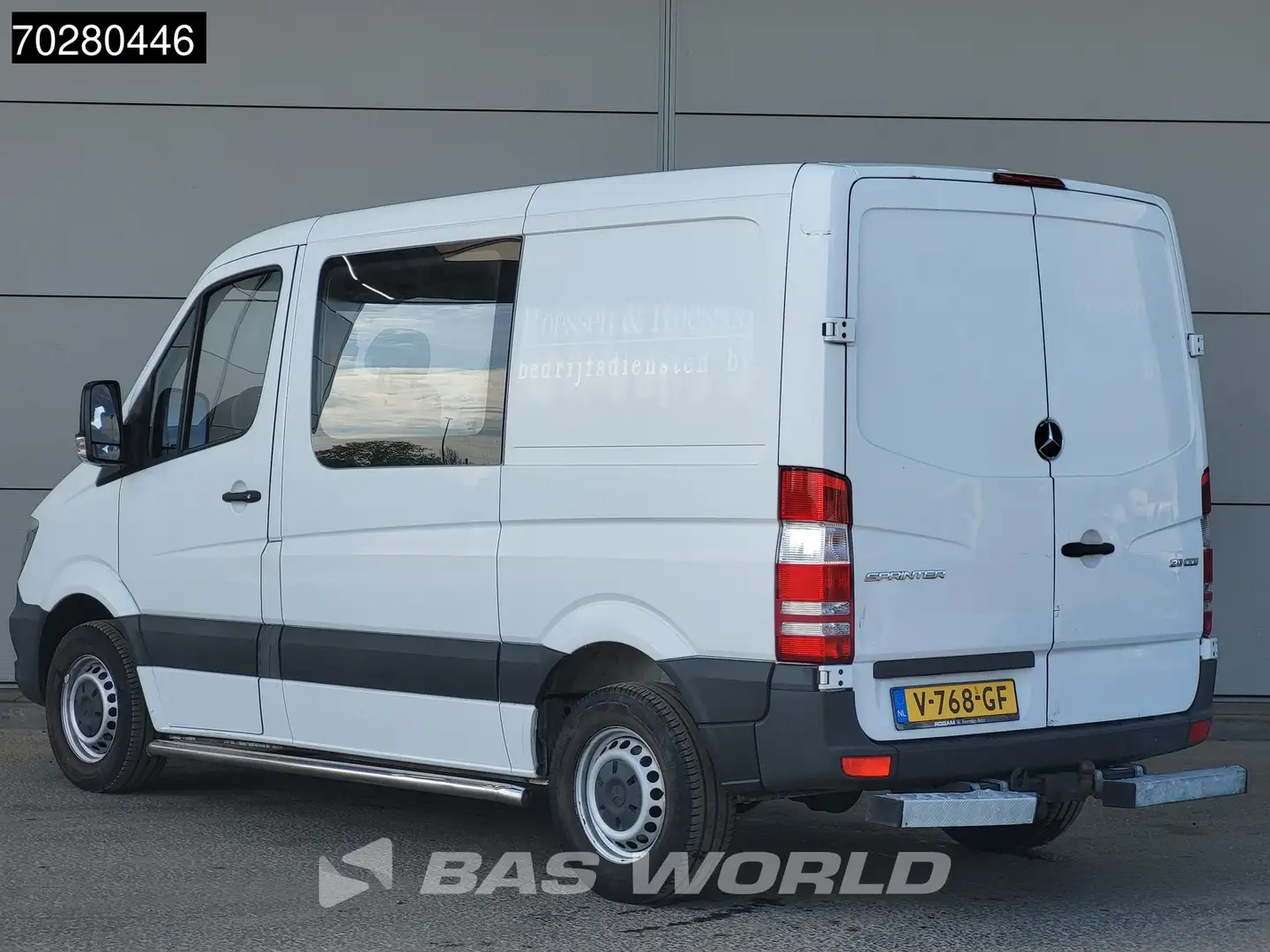 Mercedes-Benz Sprinter 211 CDI Automaat Dubbel Cabine Trekhaak Navi Airco Wit - 2