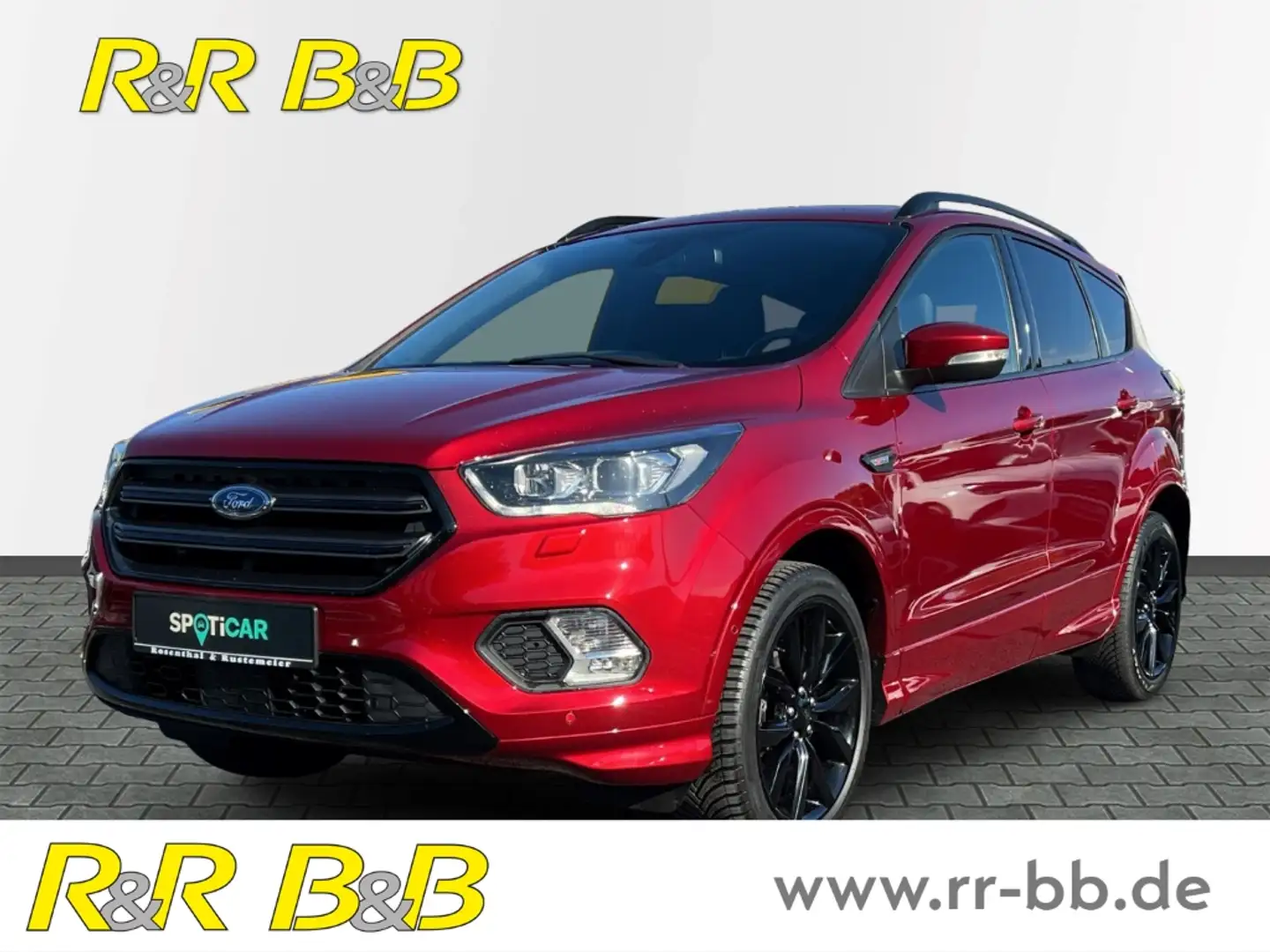 Ford Kuga ST-Line 1.5 EcoBoost NAVI+XENON+KLIMA+SHZ+RFK+CARP Rood - 1