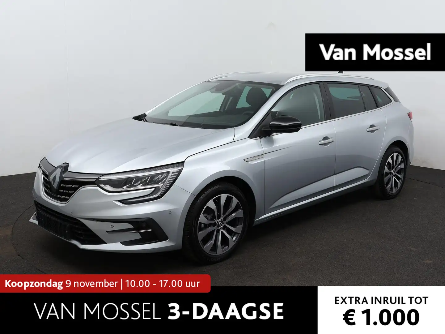 Renault Megane Estate 1.3 TCe 140 Techno | Navigatie | Apple & An Grijs - 1