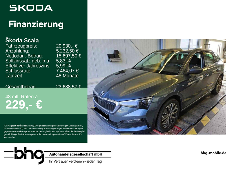 Skoda Scala 1.5 TSI Clever