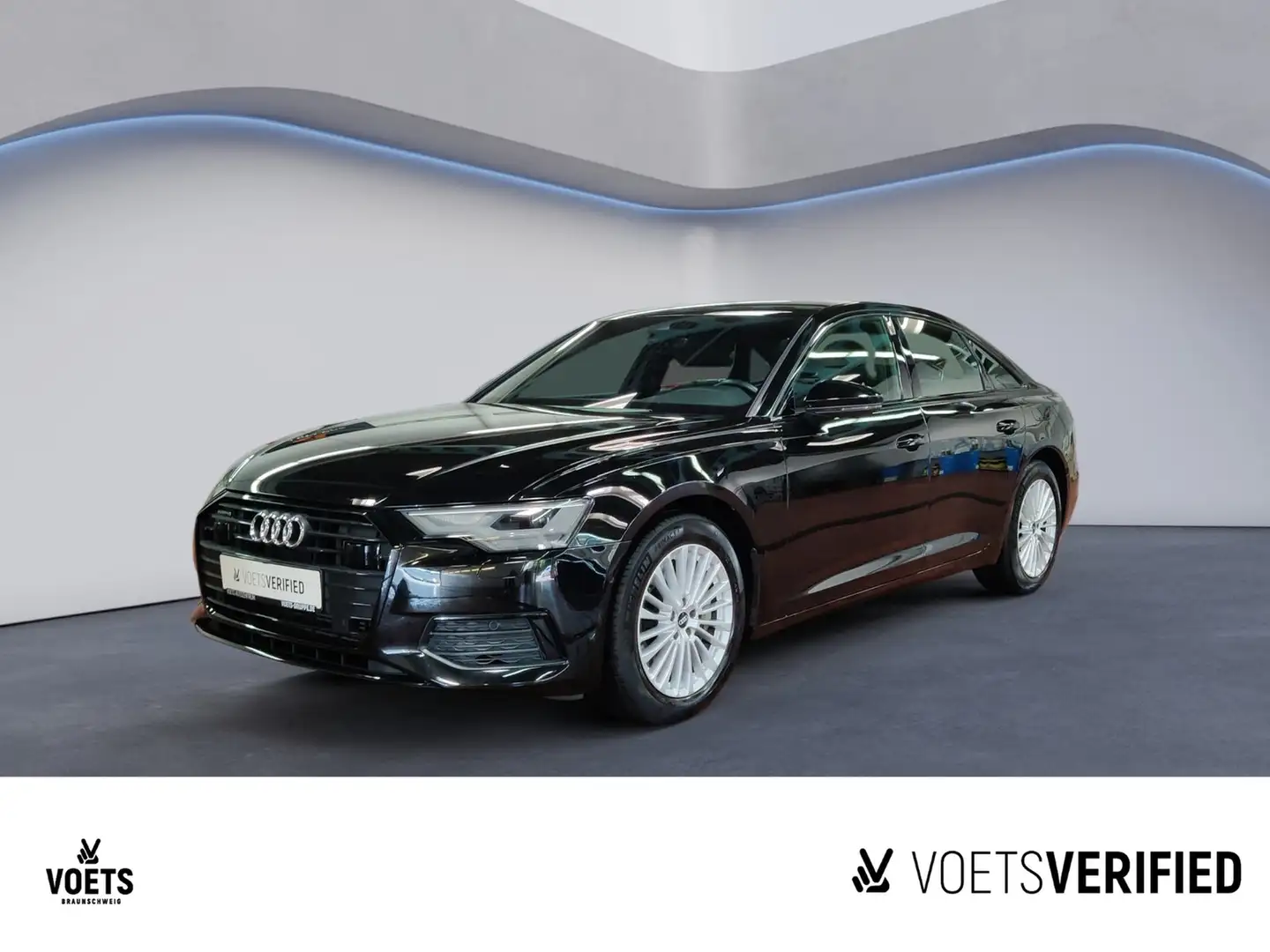 Audi A6 Limousine 50 TFSIe quattro S-tronic LED+PDC+SHZ Schwarz - 1