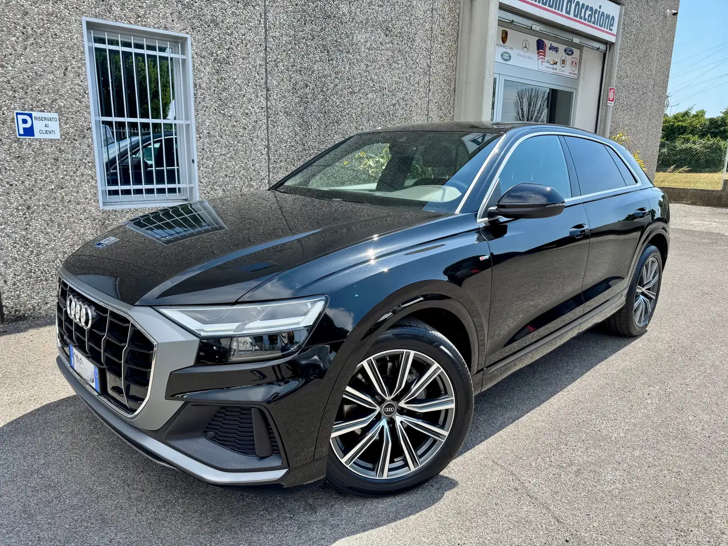 Audi Q8 45 3.0 tdi mhev Sport quattro tiptronic "S-LINE"IVA ESPOSTA" Nero - 2