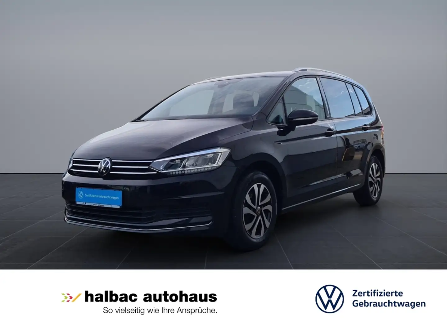 Volkswagen Touran 1.5 TSI DSG ACTIVE+LED+ACC+KAMERA+BEHEIZBAREFRONT Schwarz - 1