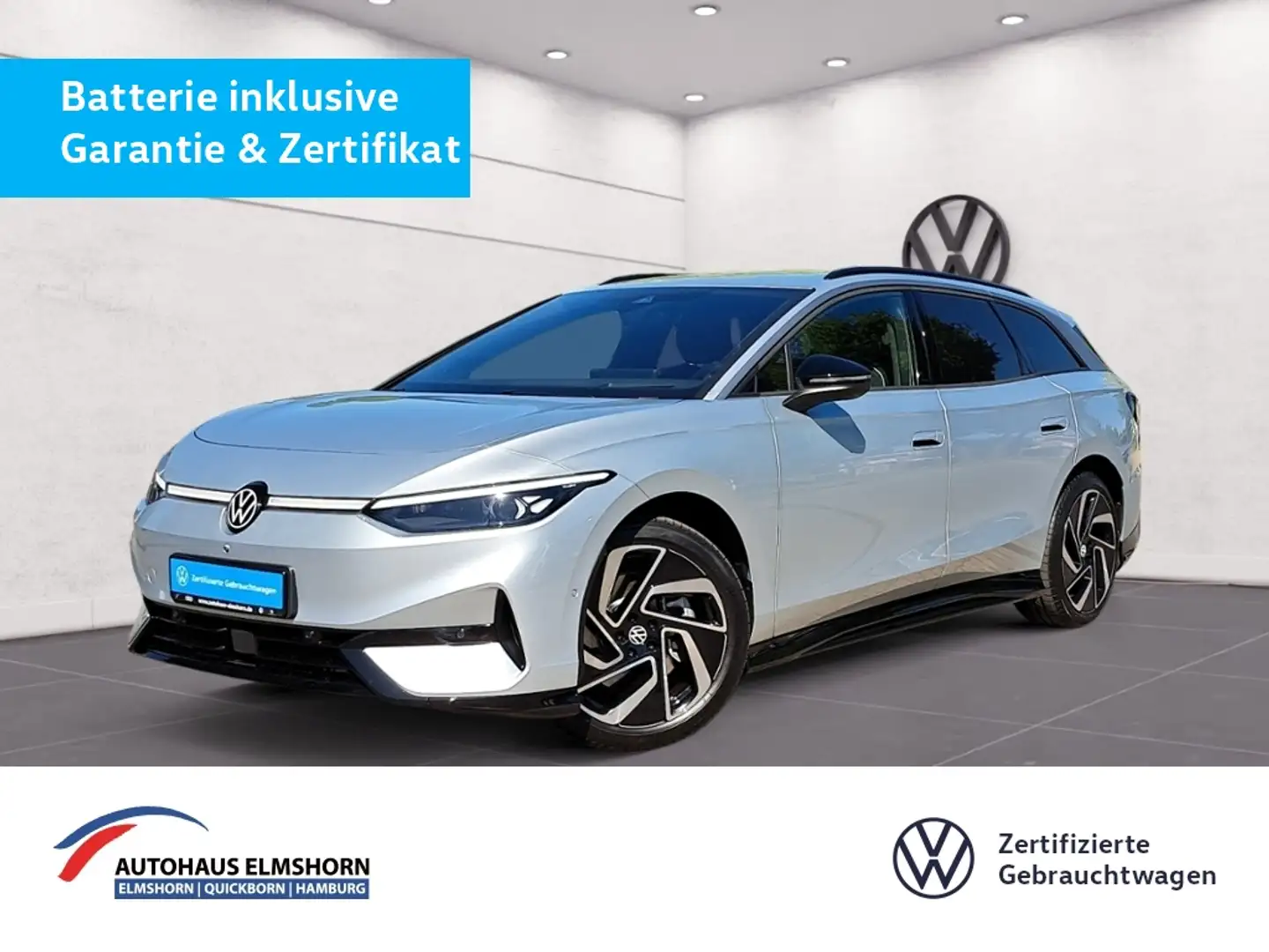 Volkswagen ID.7 Tourer Pro AHK NAV 20" DCC WÄRMEPU 4xKAM MATRIX H Silber - 1