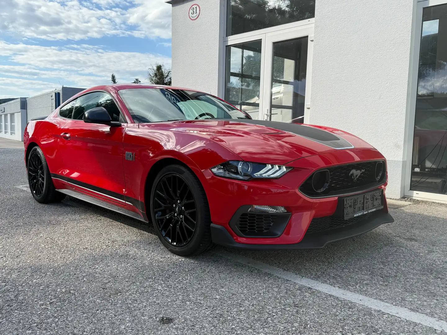 Ford Mustang 5,0 Ti-VCT V8 Mach 1 Aut. Rouge - 1