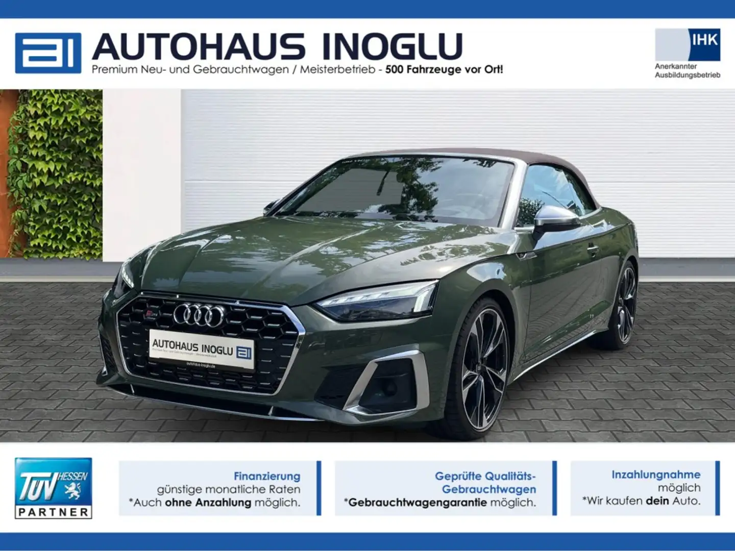 Audi S5 3.0 TFSI quattro tiptronic Matix+Navi+Leder+R-Kam+ Groen - 1