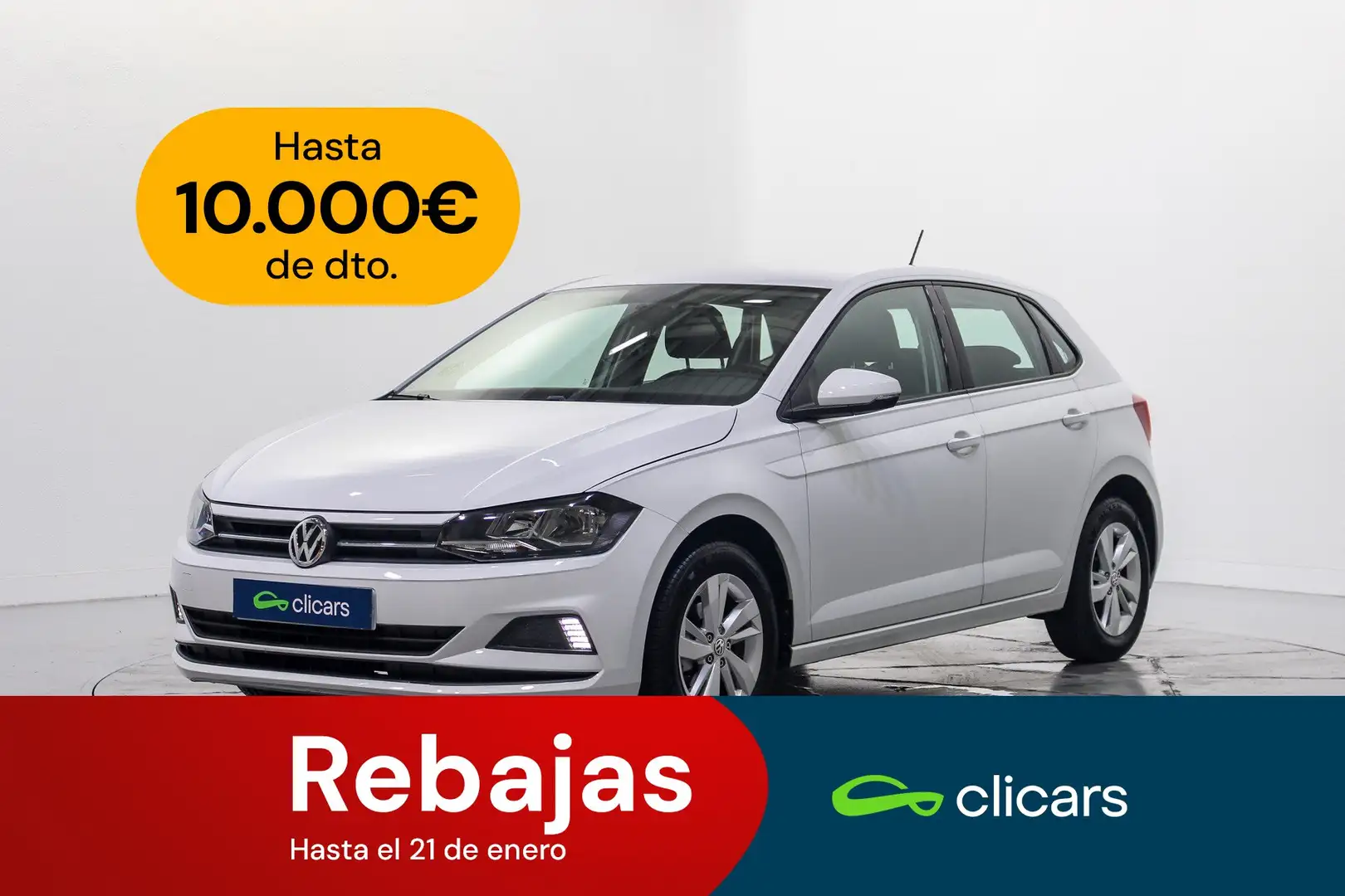 Volkswagen Polo 1.0 Advance 59kW Blanc - 1