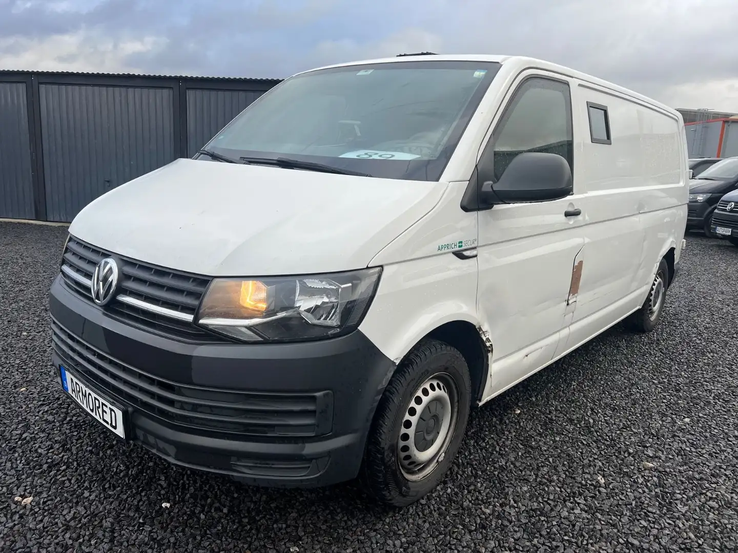 Volkswagen T6 Transporter T6 LANG*150PS*6-GANG*EU6*ARMORED*GELDTRANSPORTER Weiß - 1