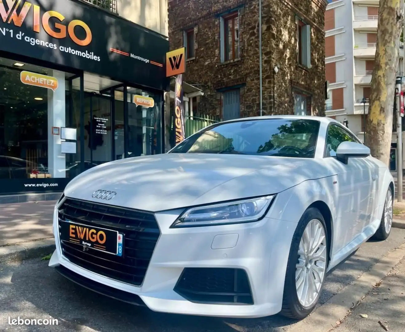 Audi TT COUPE 1.8 TFSI 180 S-LINE S-TRONIC BVA ENTRETIEN C Wit - 1