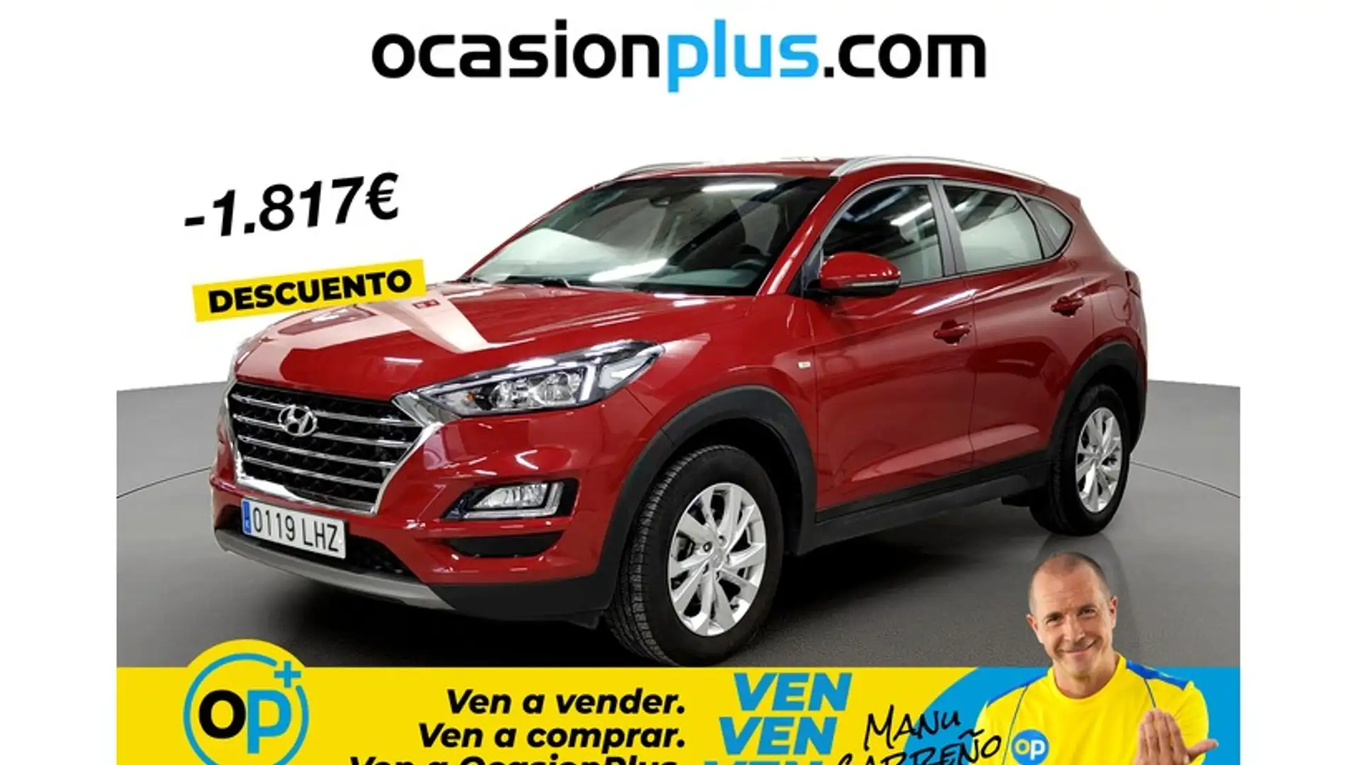 Hyundai TUCSON 1.6CRDI 48V SLE 4x2 Rojo - 1