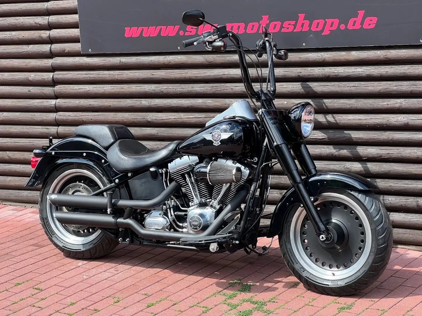Harley-Davidson FLSTFB Fat Boy Special/Lo  *Apehanger,ABS* Schwarz - 2