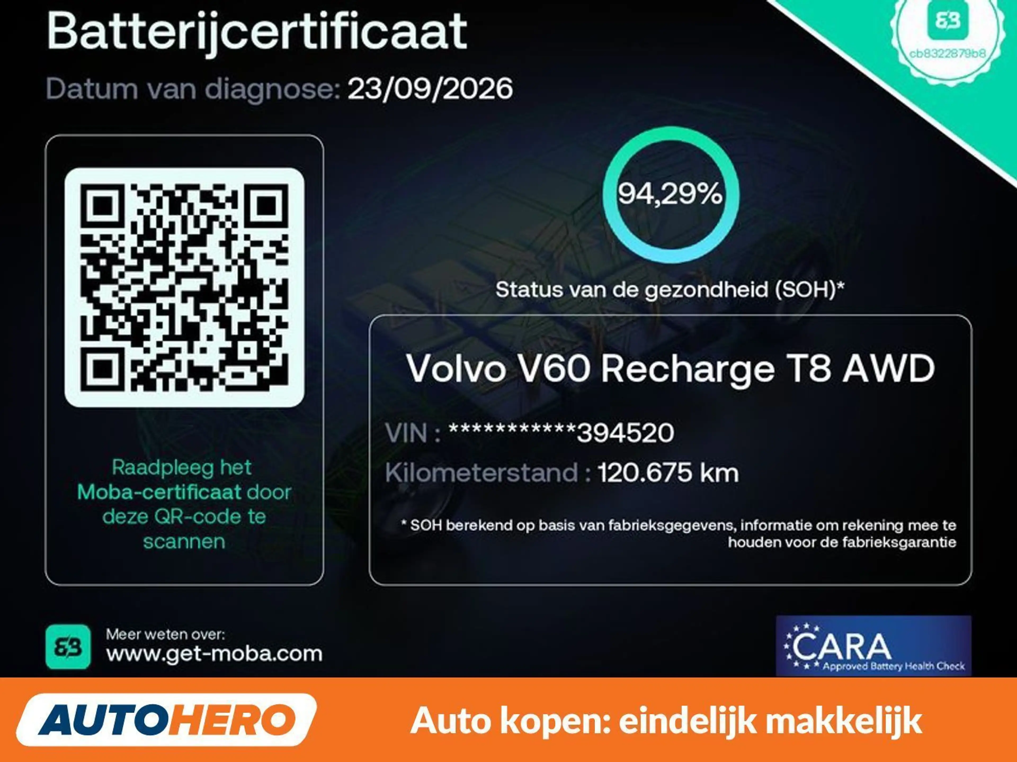 Volvo V60 2.0 T8 Plug-in Hybrid Inscription AWD — photo 6