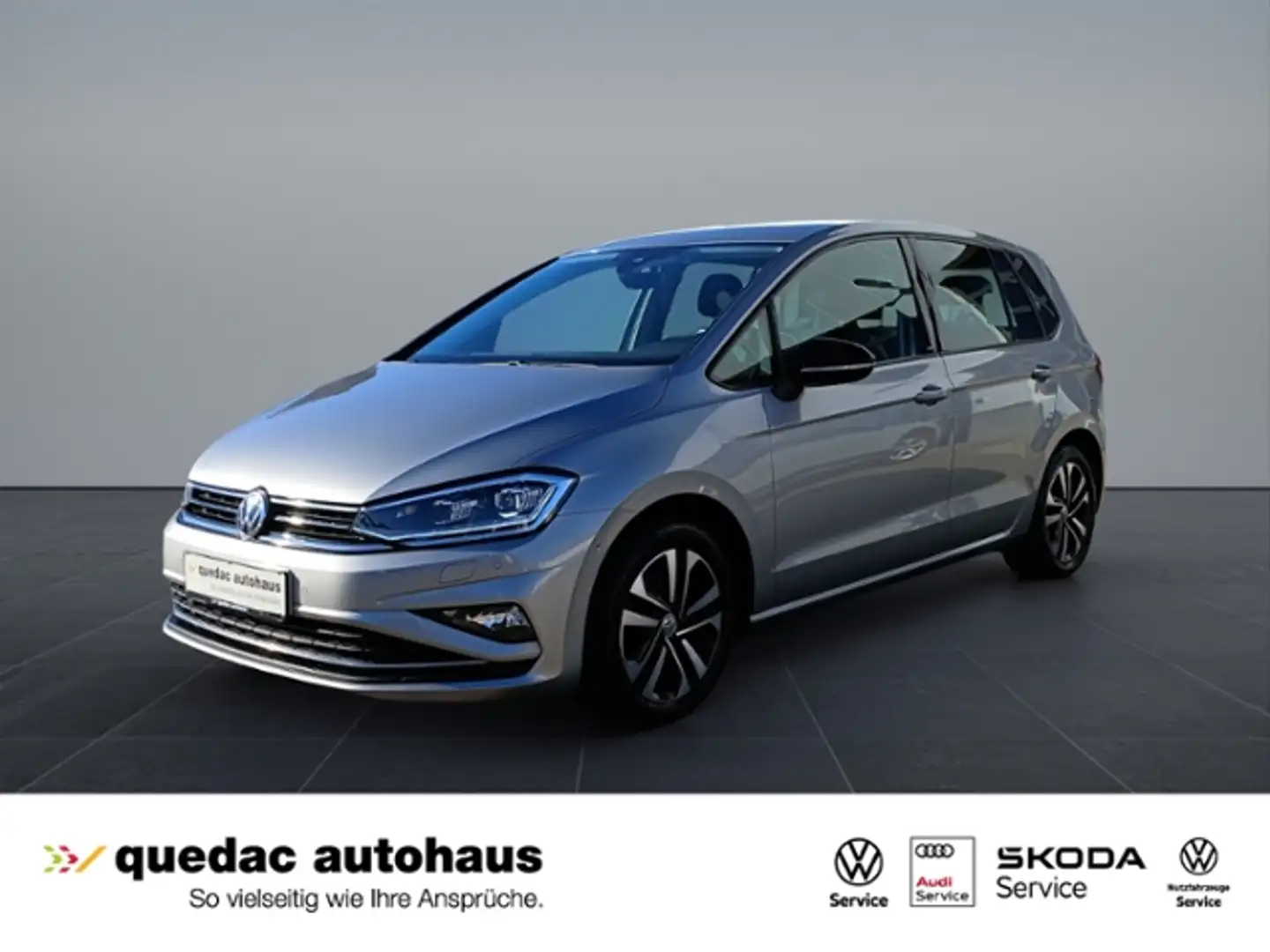Volkswagen Golf Sportsvan 2.0 TDI IQ.DRIVE LED ACC Silber - 1