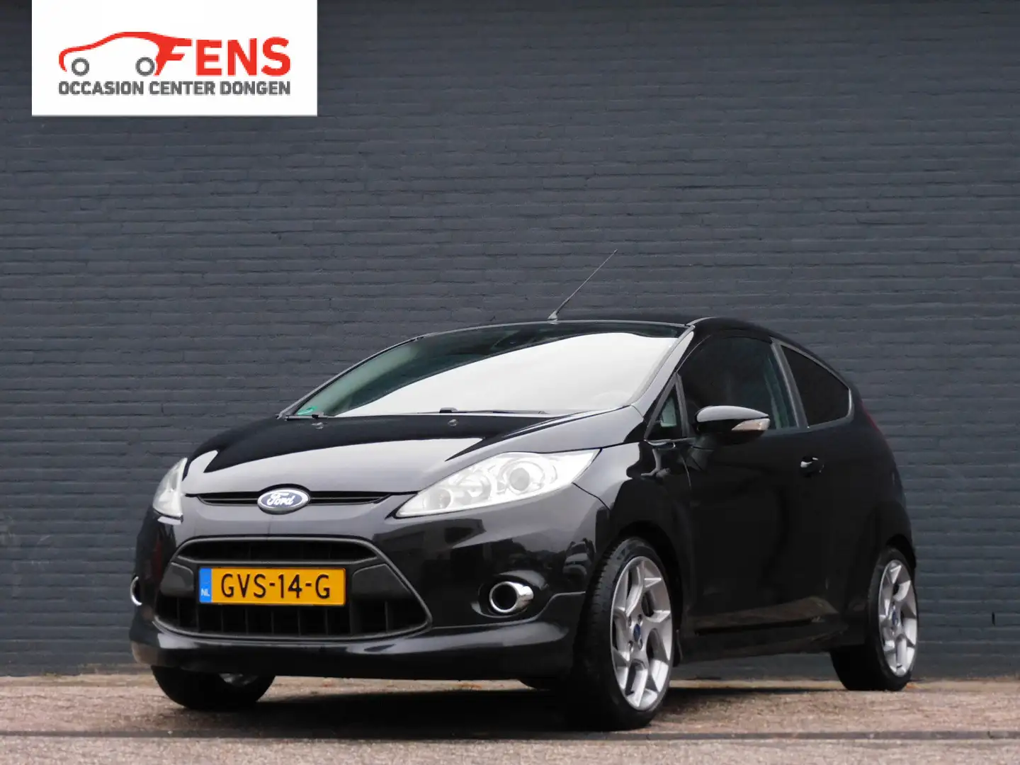 Ford Fiesta 1.6 Ghia LEER! BLUETOOTH! STOELVERW! CLIMA! LM VEL Schwarz - 1