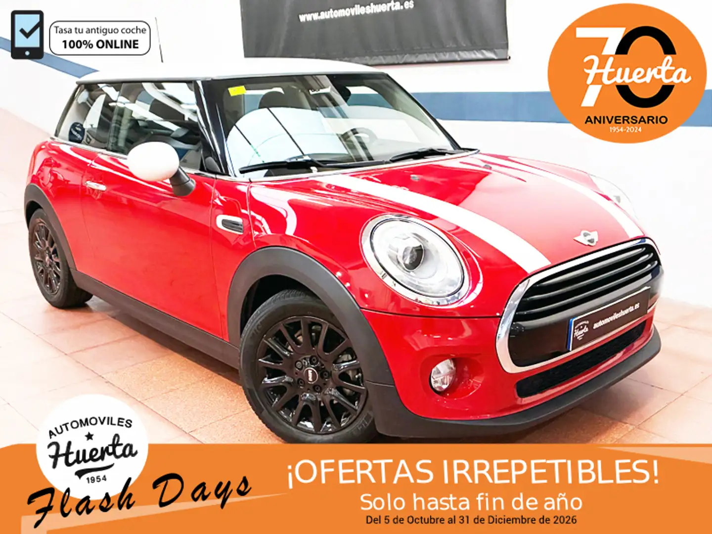 MINI Cooper Aut. Rojo - 1