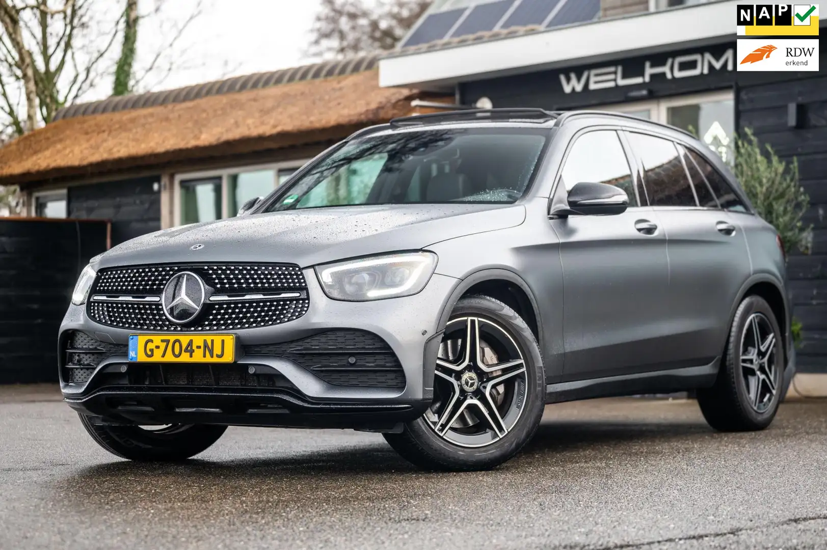 Mercedes-Benz GLC 200 AMG Line I Panodak I Sfeerverlichting I Adaptive C Gris - 1