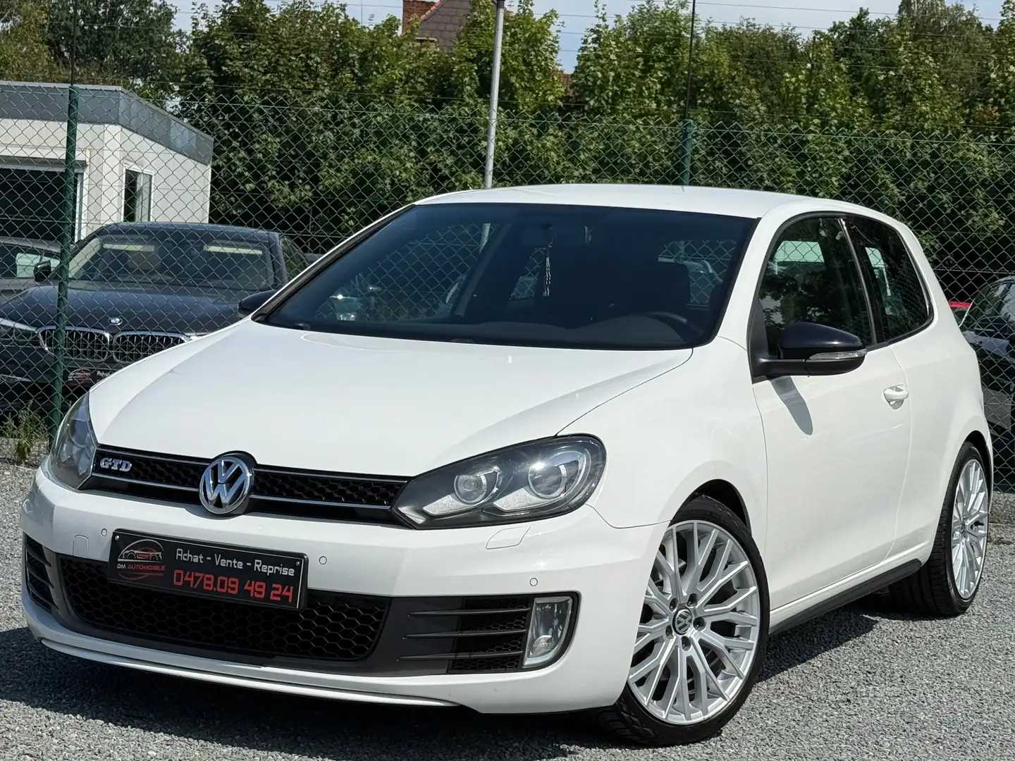 Volkswagen Golf GTD 2.0 TDi/GARANTIE 12MOIS Blanc - 1