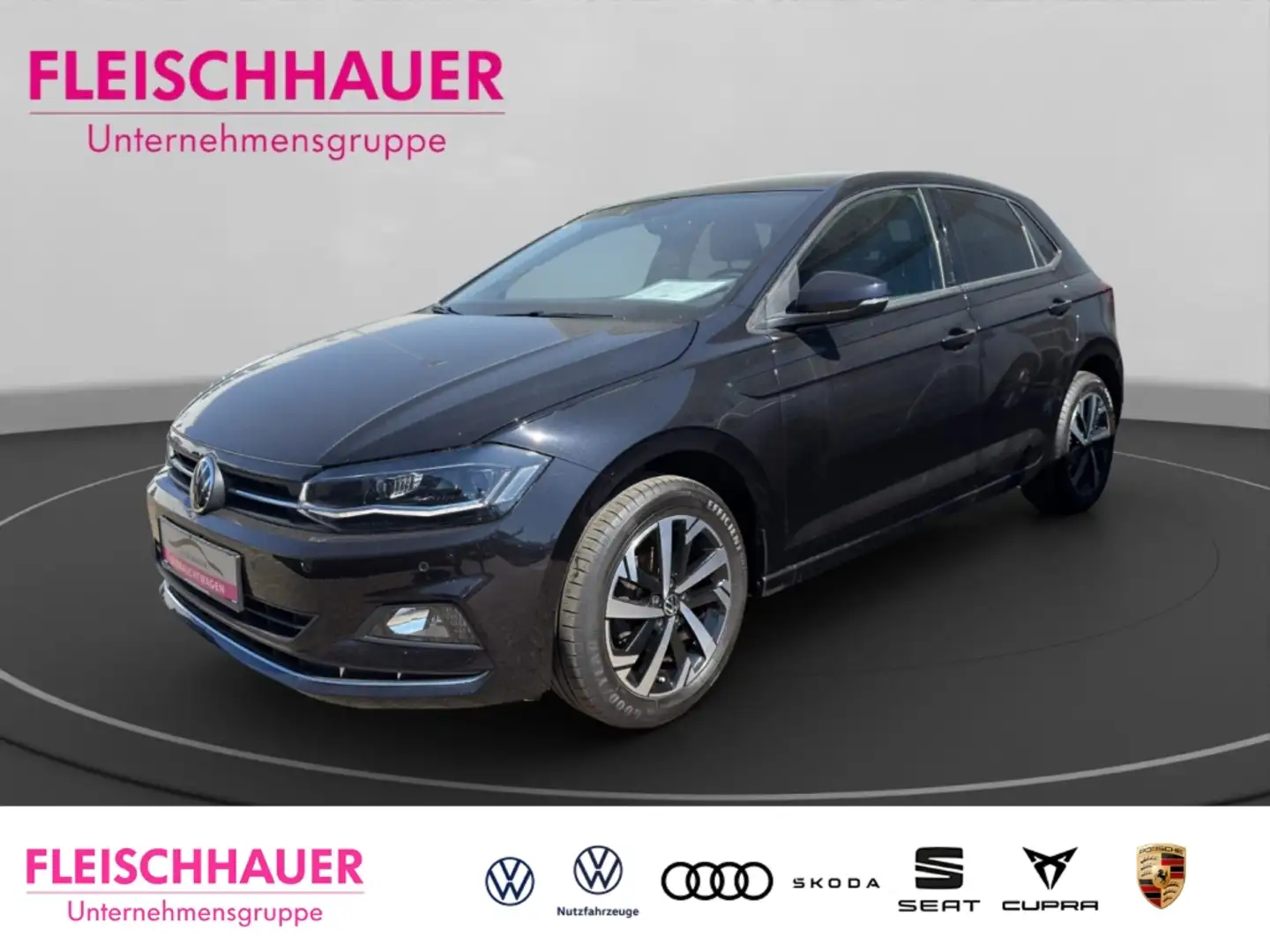 Volkswagen Polo VI Highline TSI AppConnect anklSpiegel Keyless LED Zwart - 1