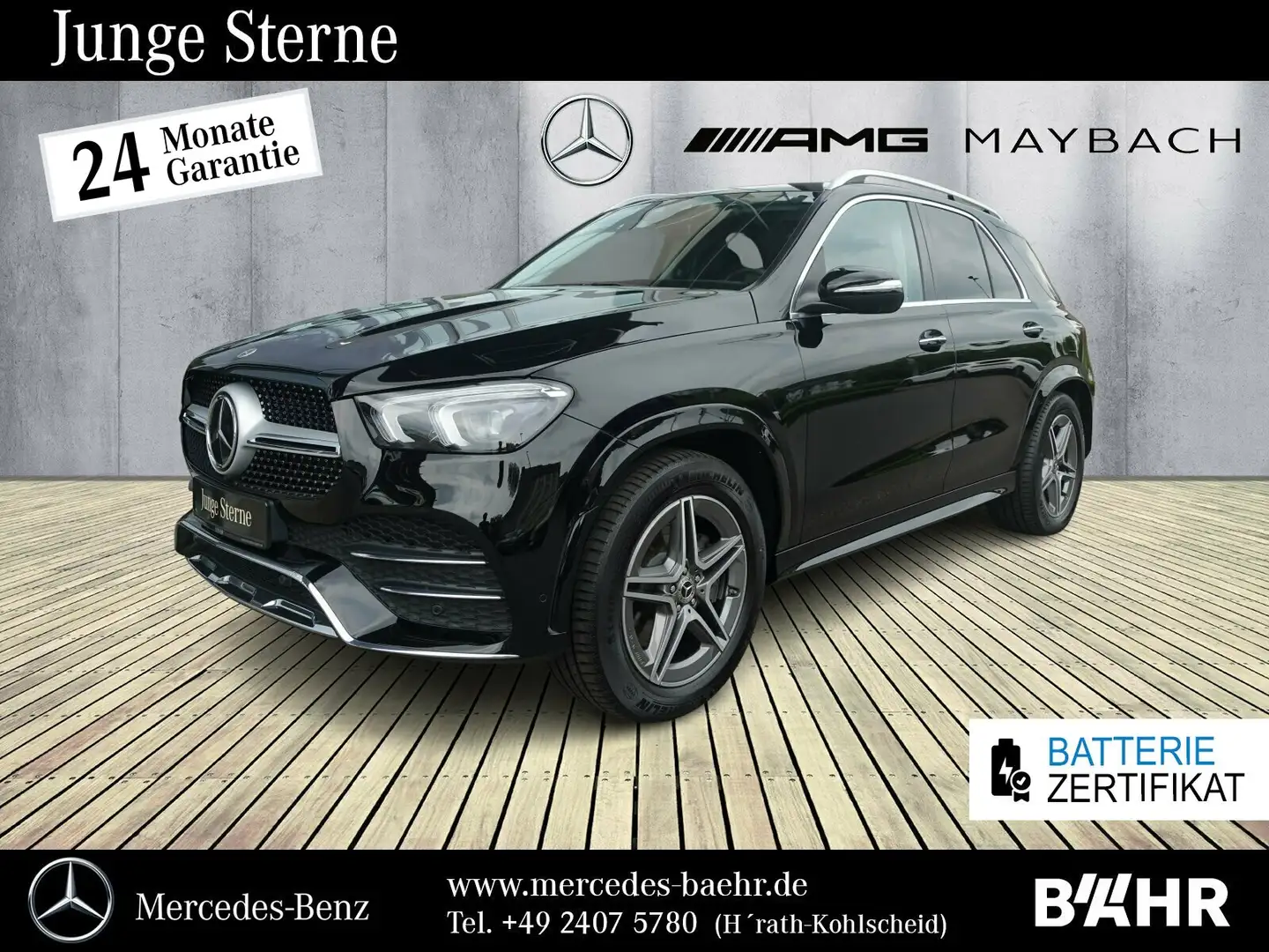 Mercedes-Benz GLE 350 GLE 350 e 4M AMG/MBUX/LED/AHK/360°/Distronic/20" Noir - 1