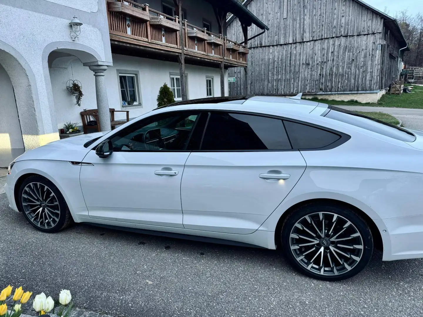 Audi A5 A5 2.0 tdi  quattro s-line Matrix Virtual Weiß - 2