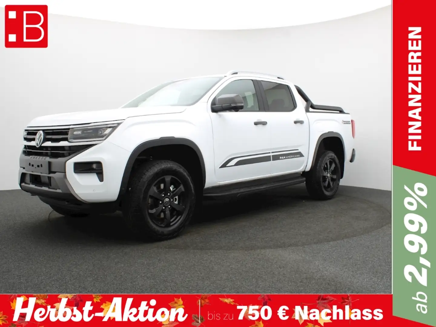 Volkswagen Amarok 3.0 TDI 4MOTION Pan Americana 5-J-GAR AHK LEDER ST Weiß - 1