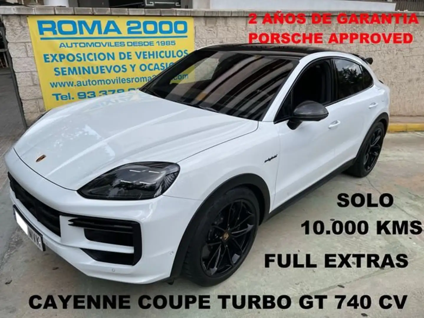 Porsche Cayenne COUPE TURBO GT E-HYBRID 740 CV Weiß - 1