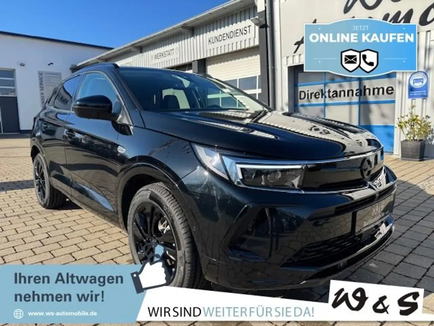 Opel Grandland GS 1,2 DIT Autom. Navi*18"*360°*Matrix Schwarz - 1