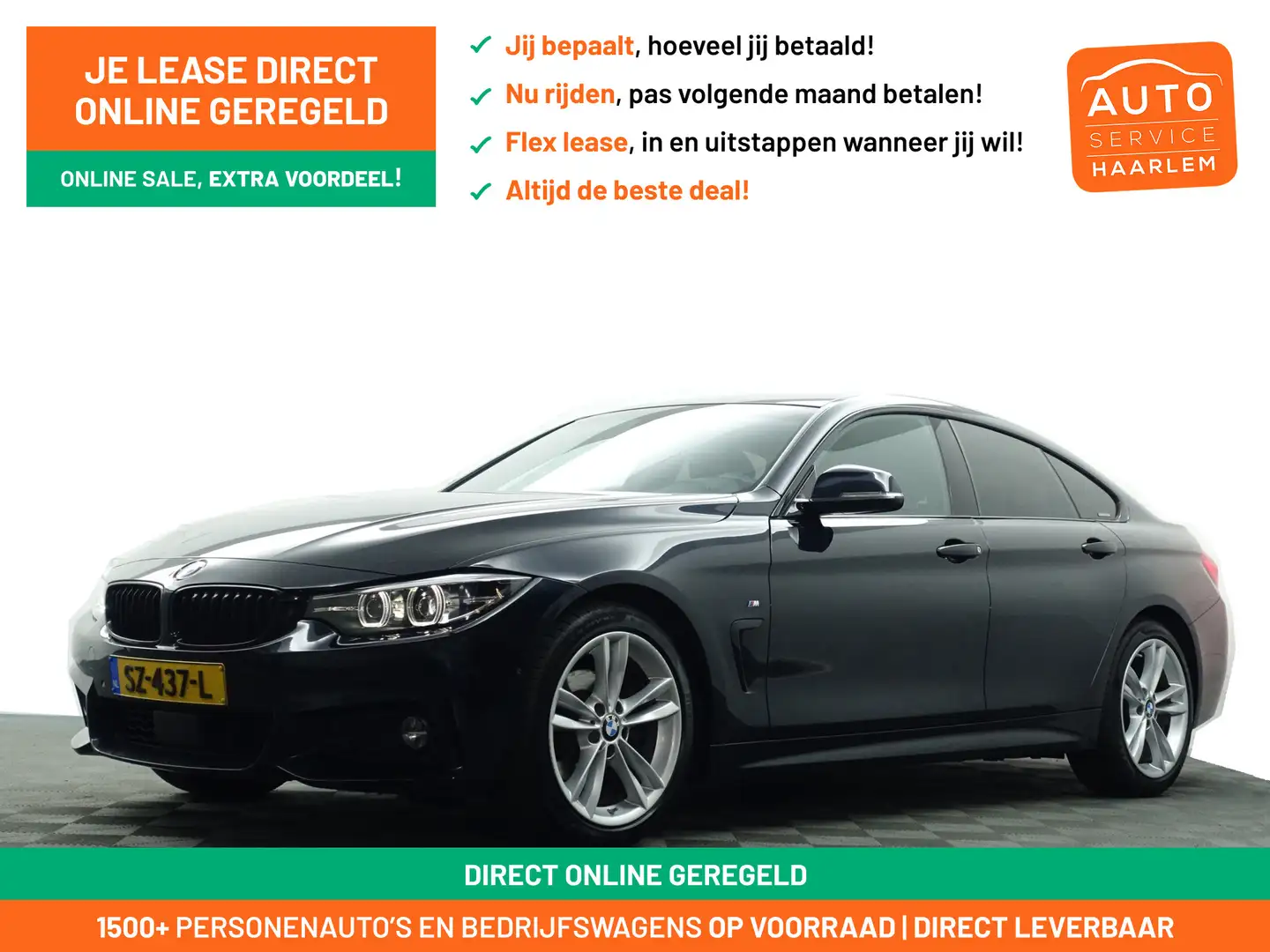 BMW 420 4-serie Gran Coupé 420i M Sport Aut- Harman Kardon Blauw - 1
