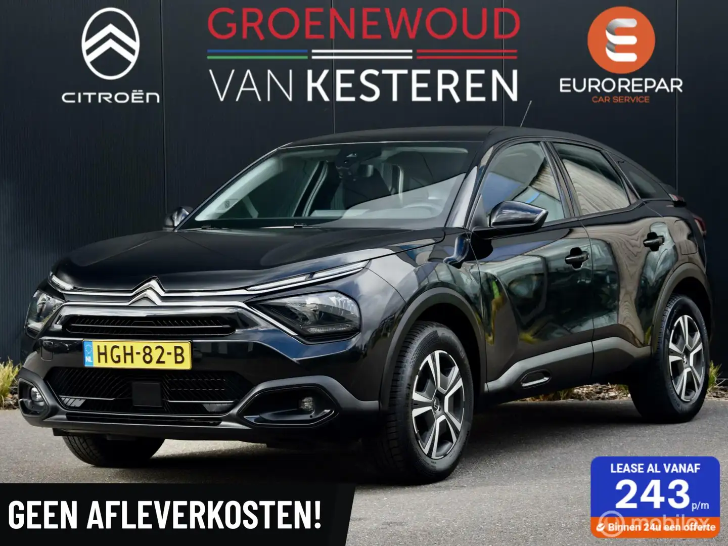 Citroen C4 100pk Feel | Airco | Navi | Zwart - 1