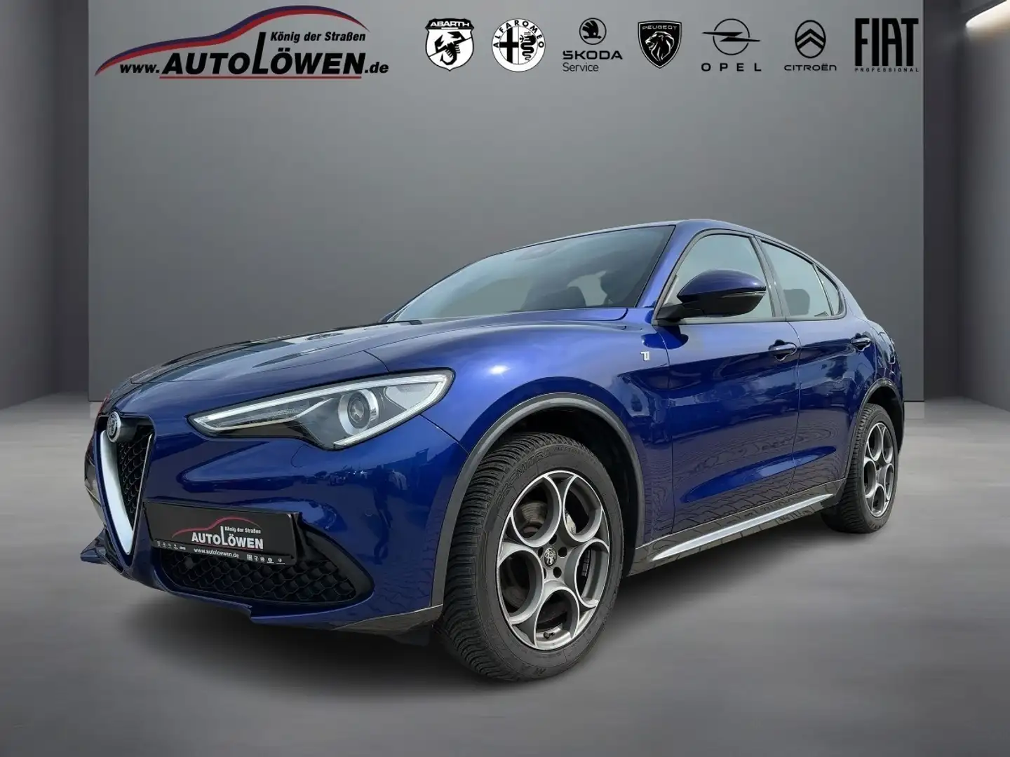 Alfa Romeo Stelvio 2.0 Turbo 16V Ti Q4 (EURO 6d) Blau - 1